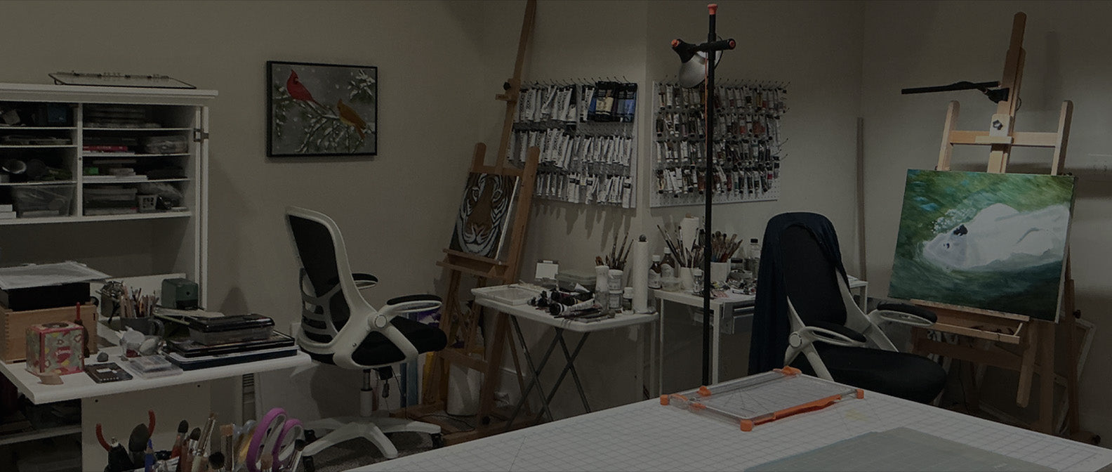 The Studio — Limited Edition Framed Canvas Prints