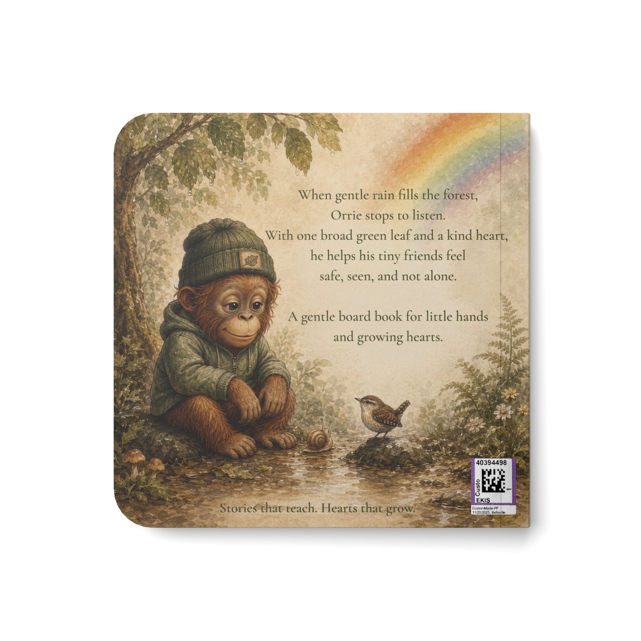 Orrie and the Rainy Day Board Book