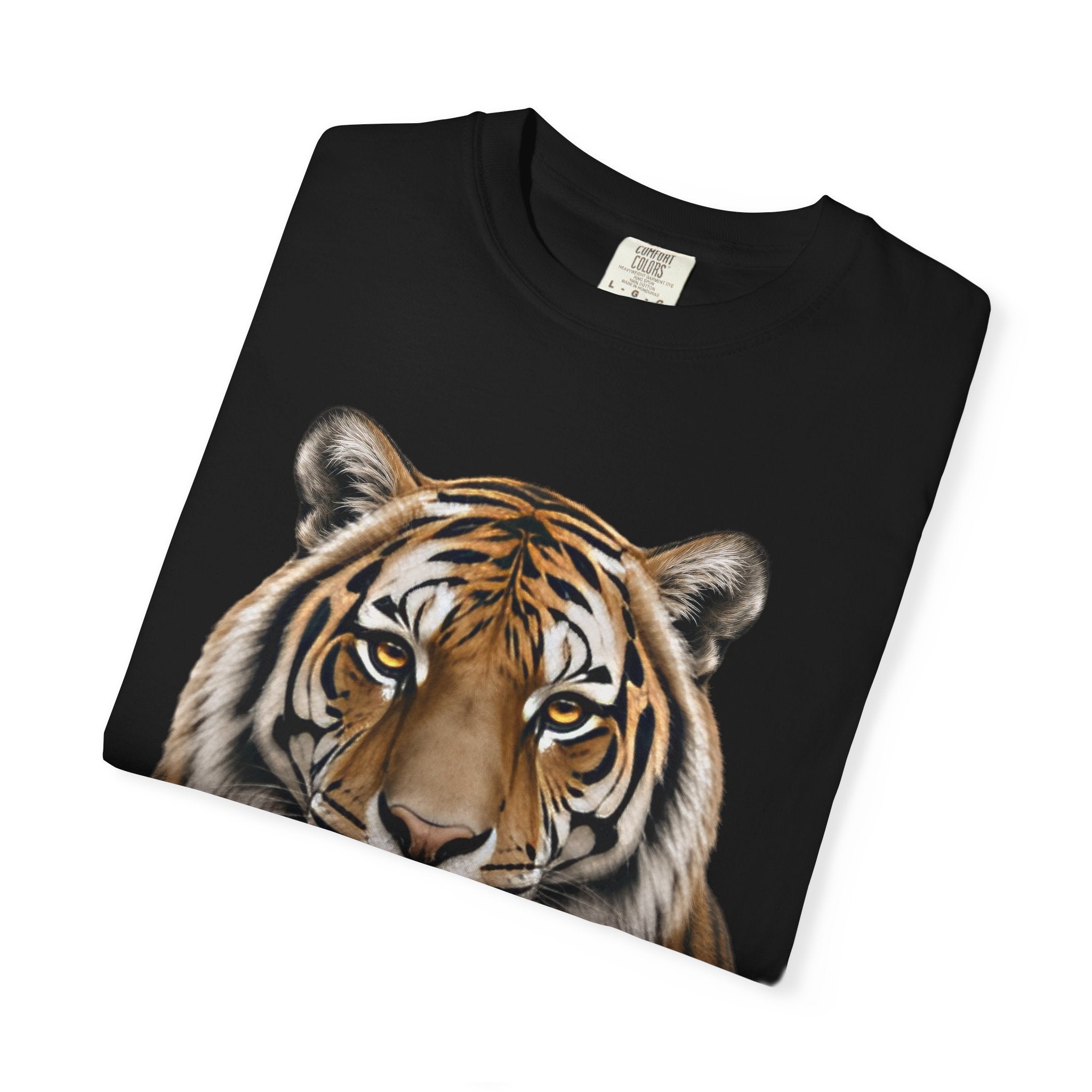Tiger Portrait Every Species Matters Tee — Garment-Dyed Comfort Colors Wildlife Graphic T-Shirt