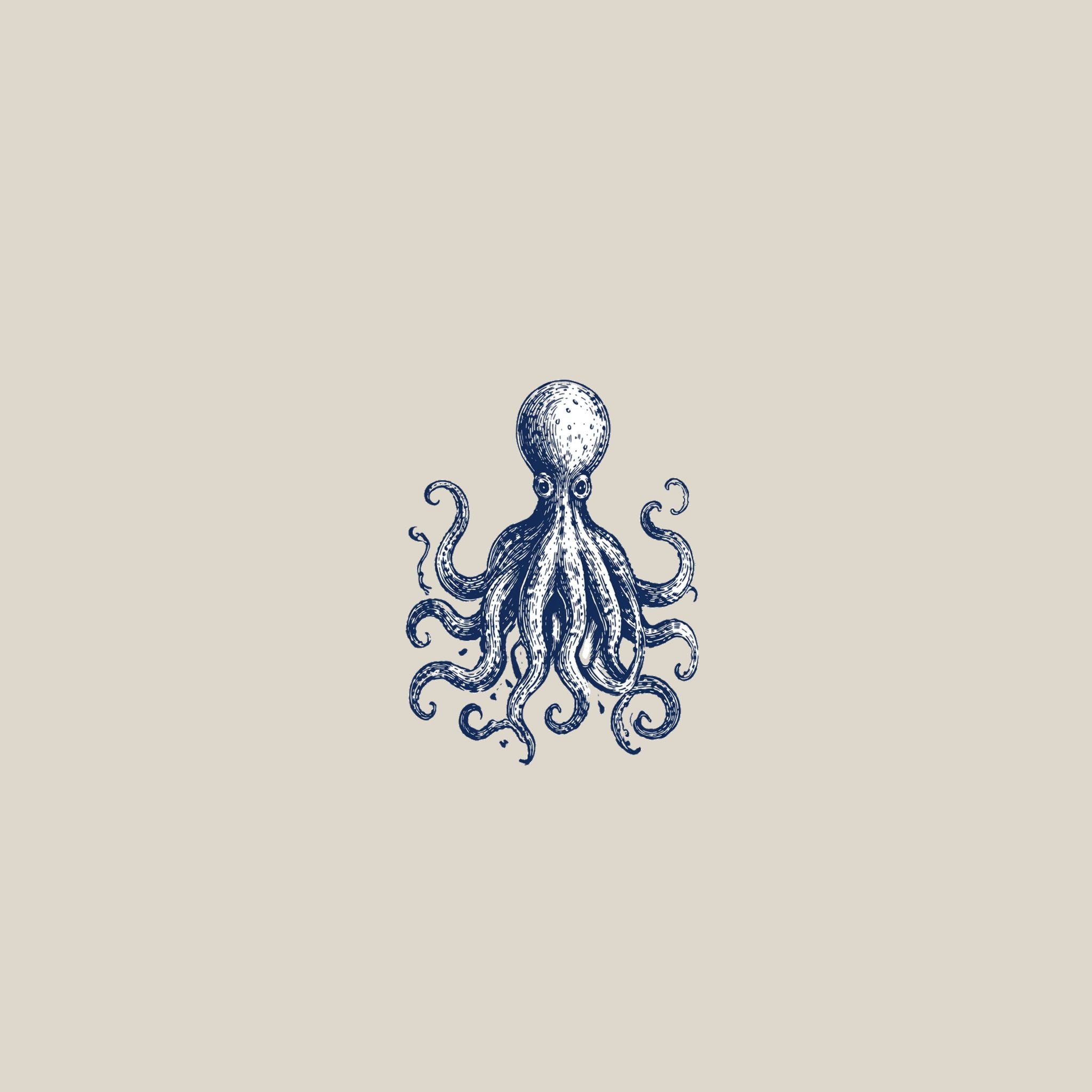 Octopus Ocean Neighbors Cap — Vintage Nautical Baseball Hat