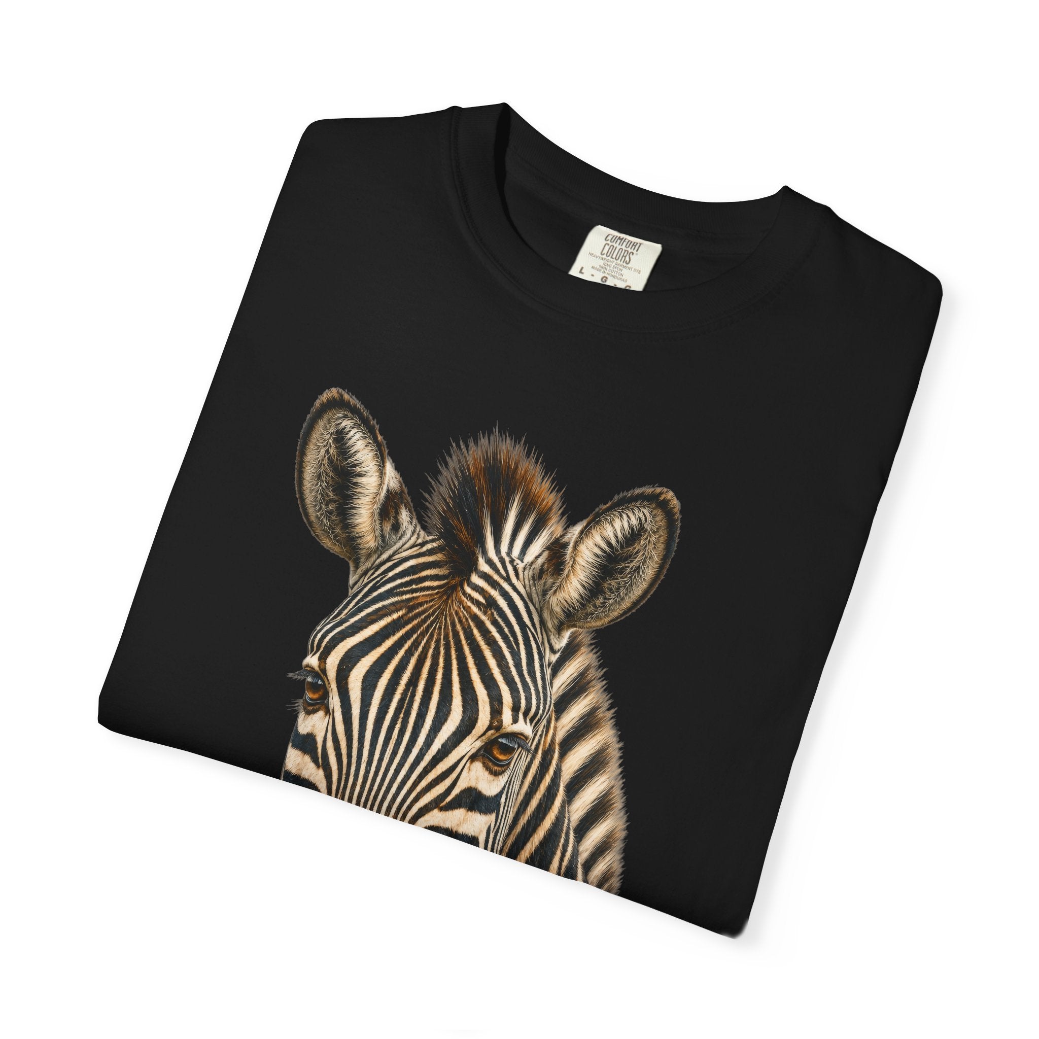 Unisex Zebra Watercolor Garment-Dyed T-shirt on Comfort Colors