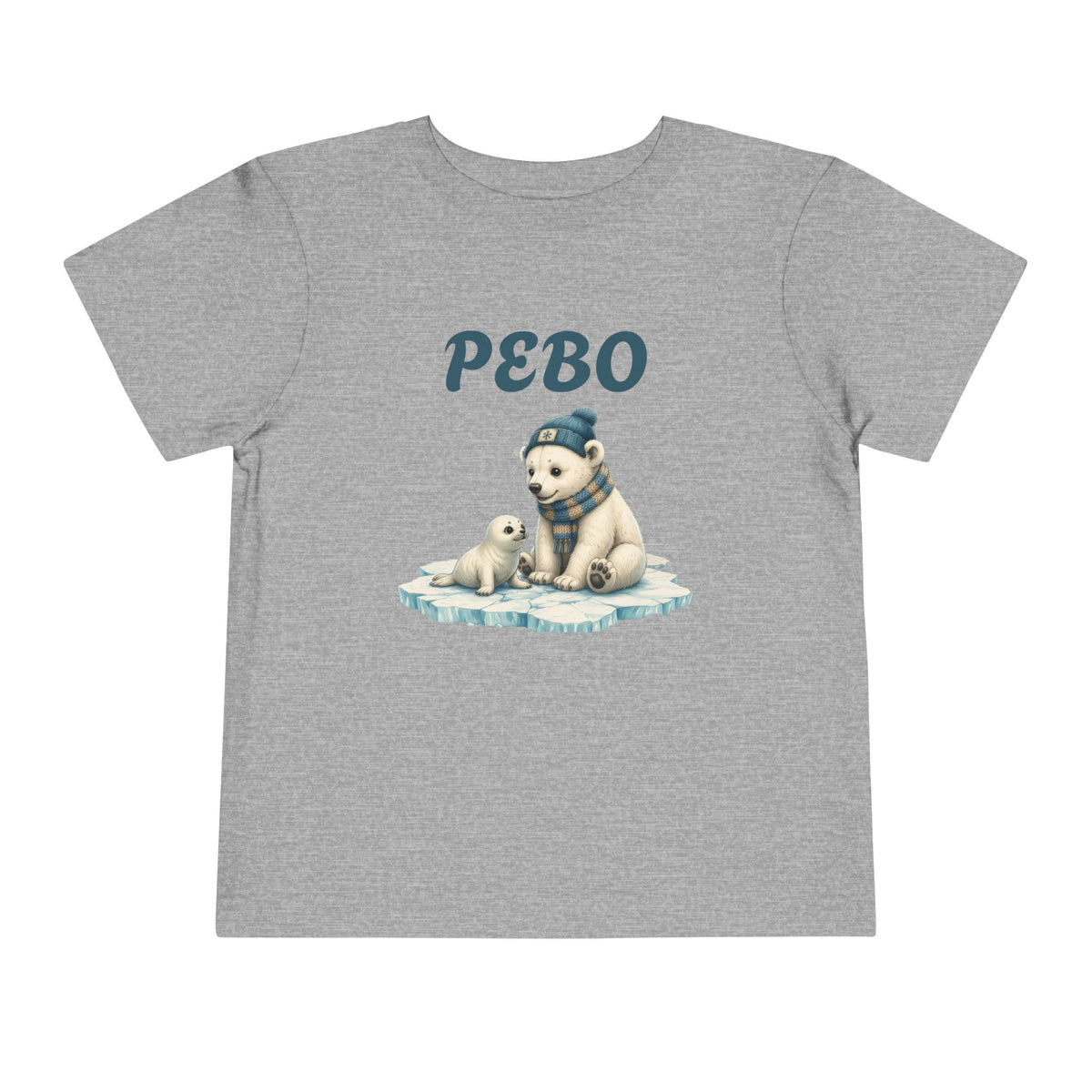 Toddler Tee — 'PEBO' Polar Bear CubGraphic Shirt