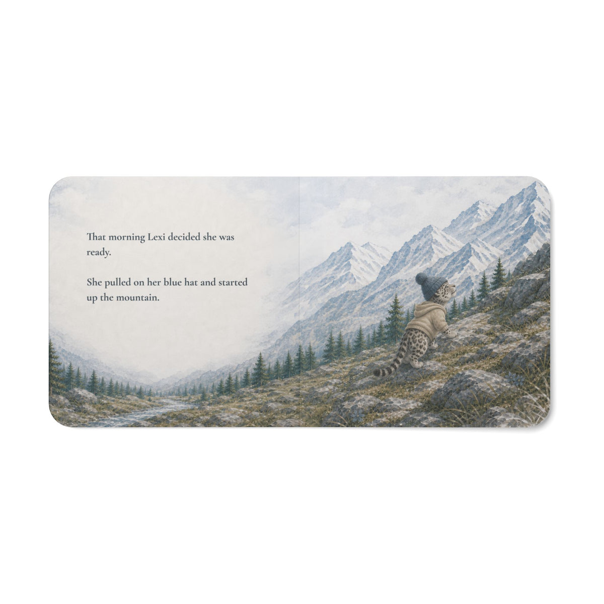 Board Book — “Lexi and the High Path” Children’s Mountain Adventure Picture Book
