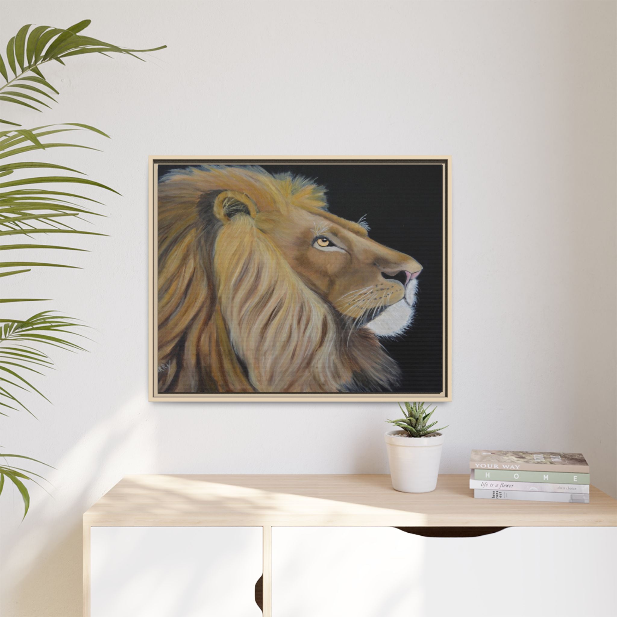 Regal Lion Portrait