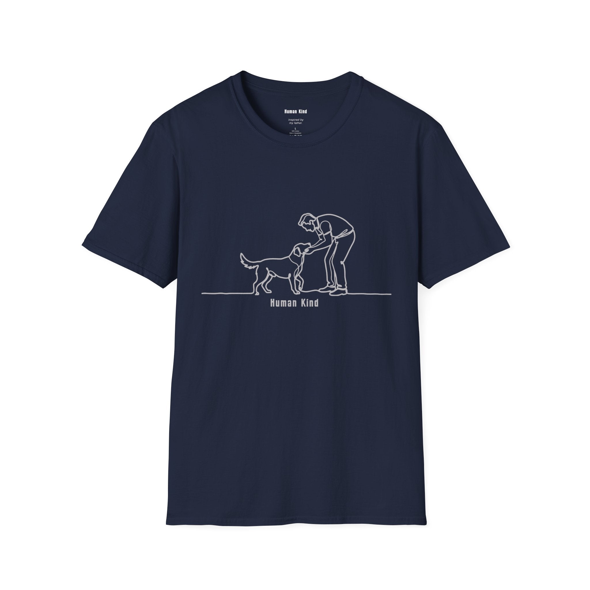 Man Meets Dog - Human Kind T-Shirt