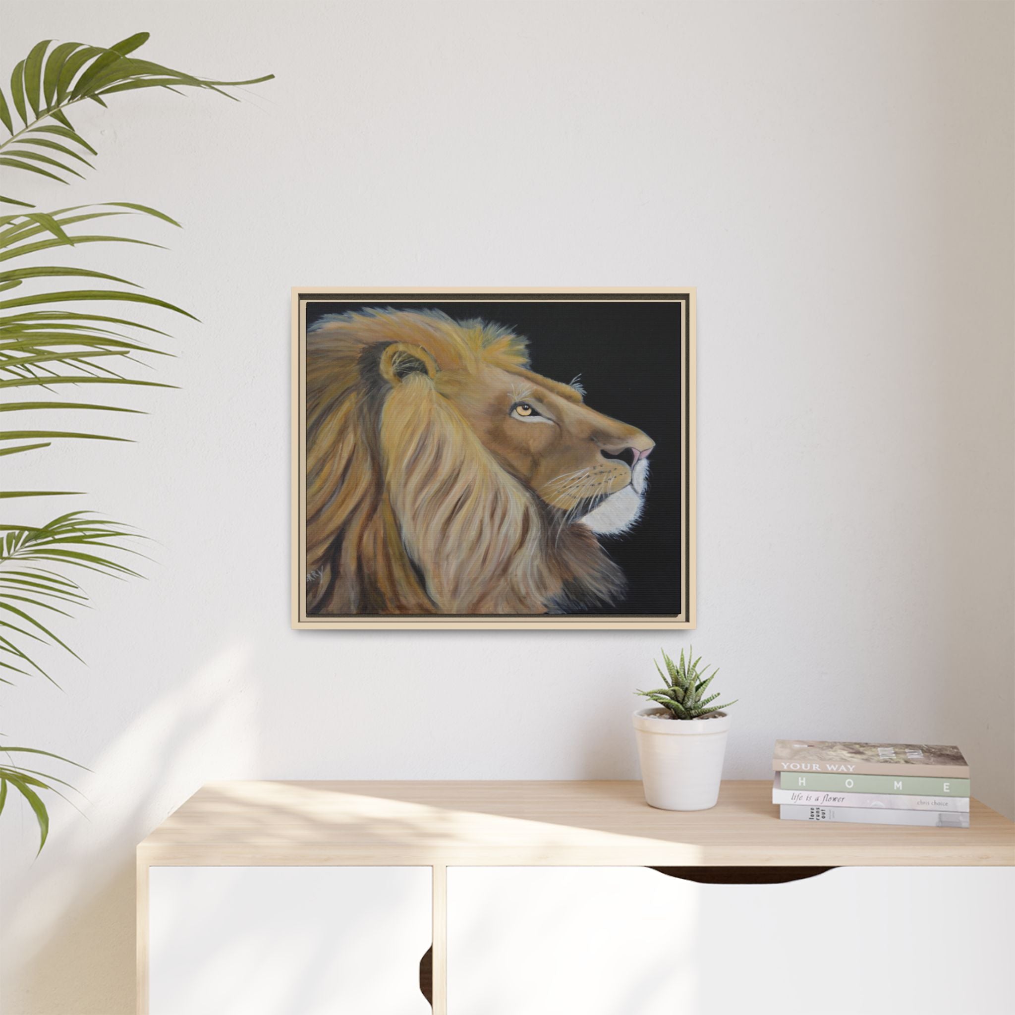 Regal Lion Portrait
