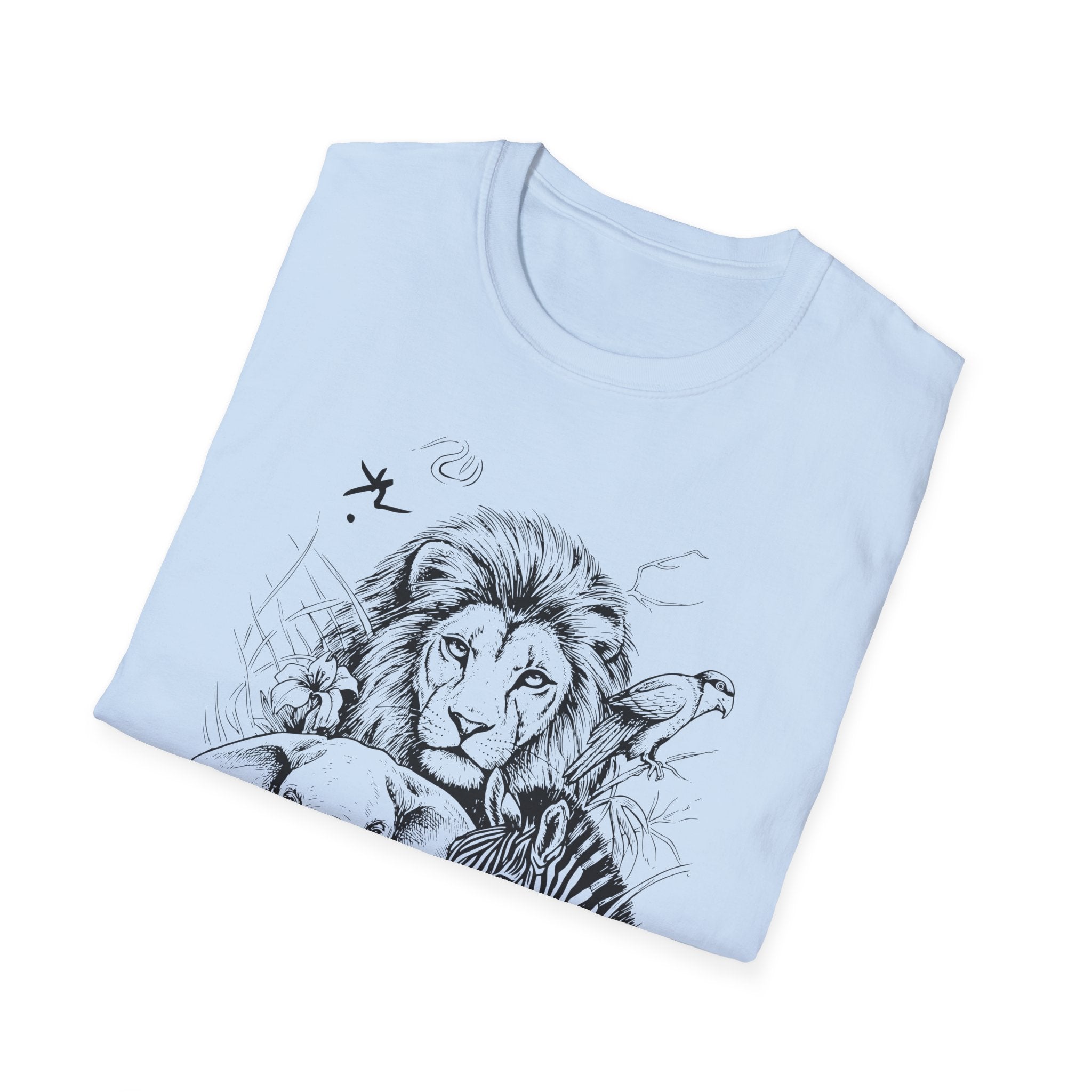 Safari Sketch T-Shirt — Wildlife Sketch Tee