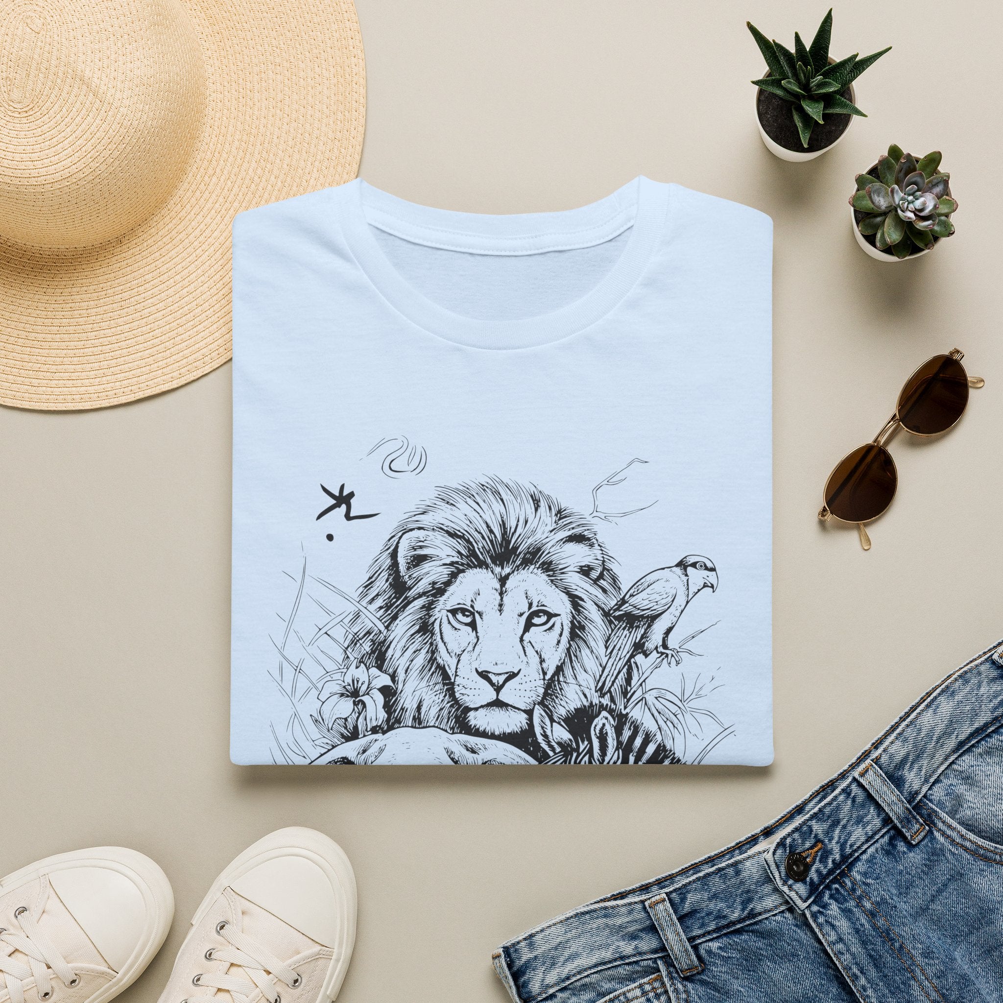 Safari Sketch T-Shirt — Wildlife Sketch Tee