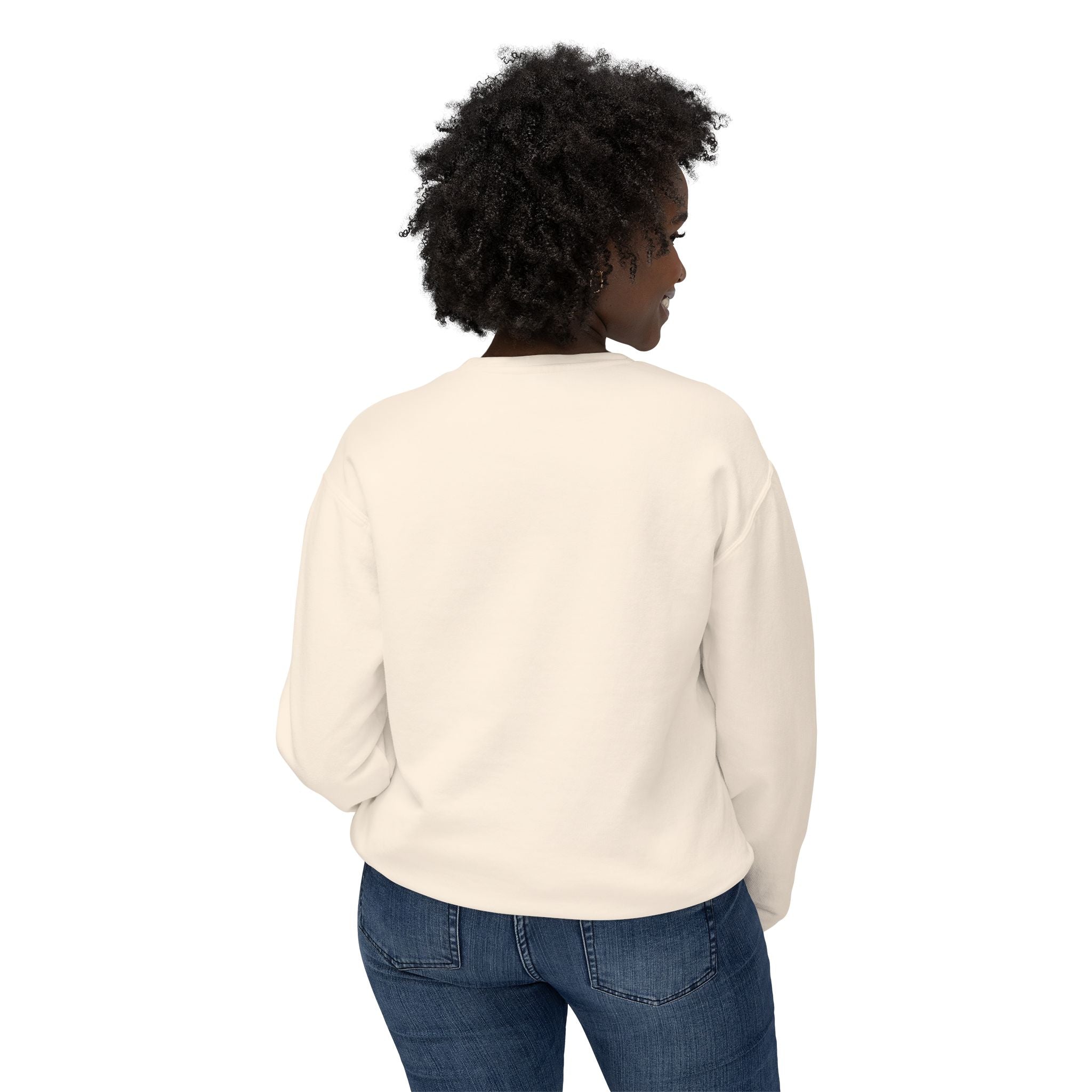 Lion Portrait Crewneck Sweatshirt – Relaxed lightweight fit