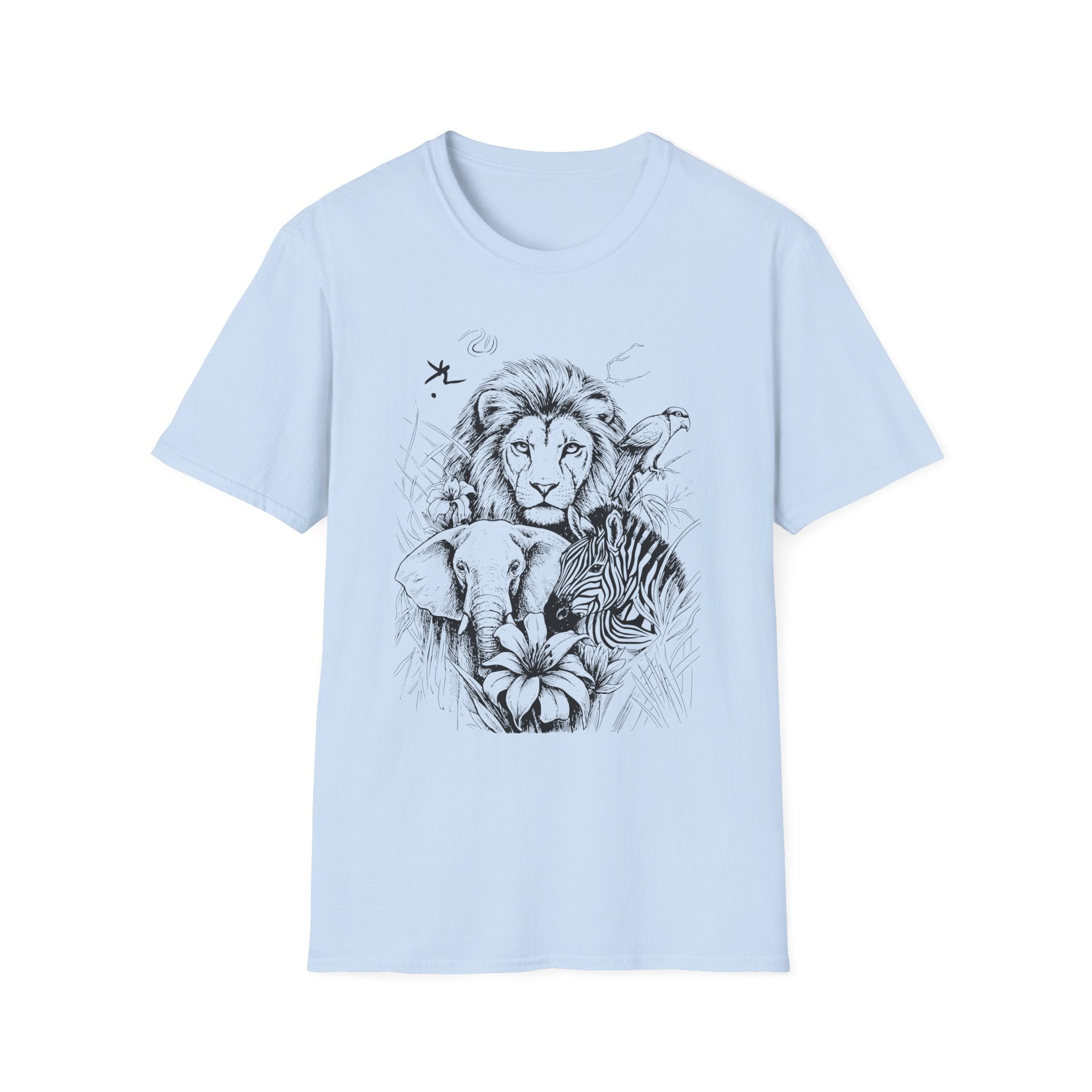 Safari Sketch T-Shirt — Wildlife Sketch Tee