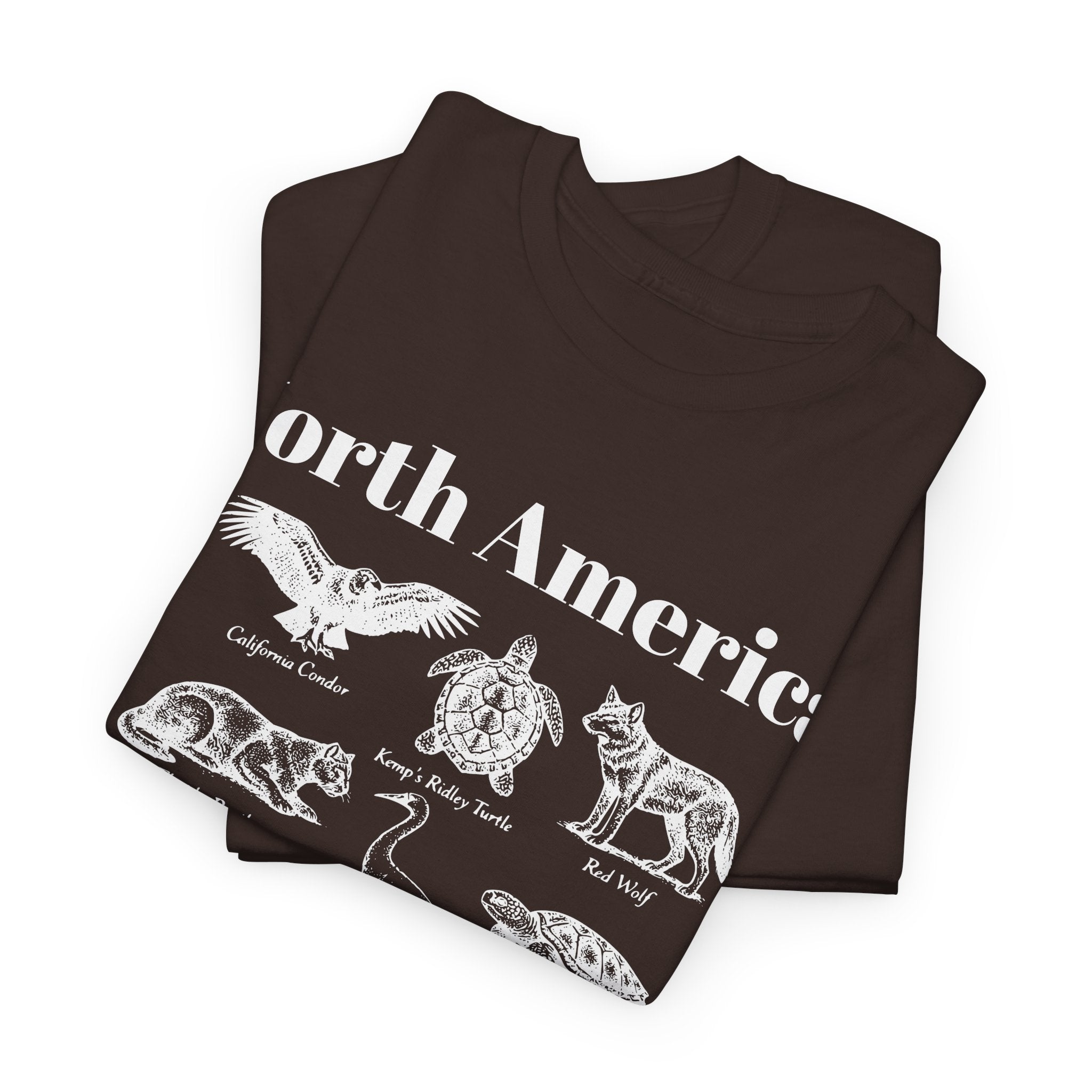 Animal  Diagram Tee — Vintage North American Animals Graphic T-Shirt
