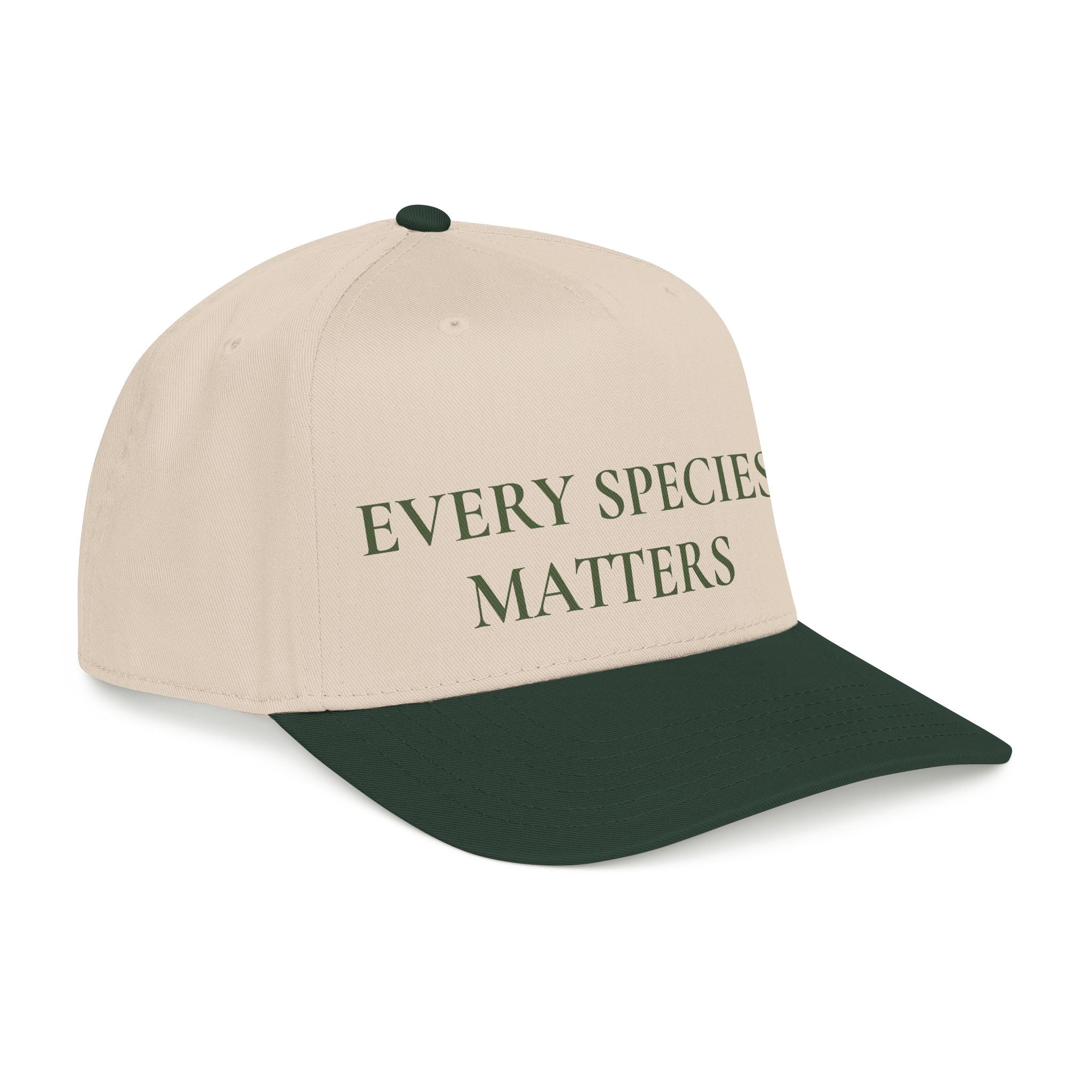 Every Species Matters Baseball Cap — Eco Awareness Mid Profile Hat