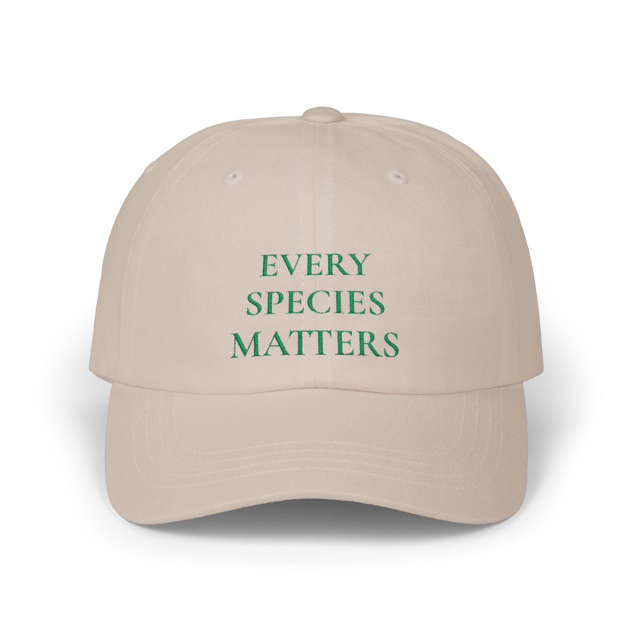 Dad Cap — "Every Species Matters" Embroidered Conservation Hat