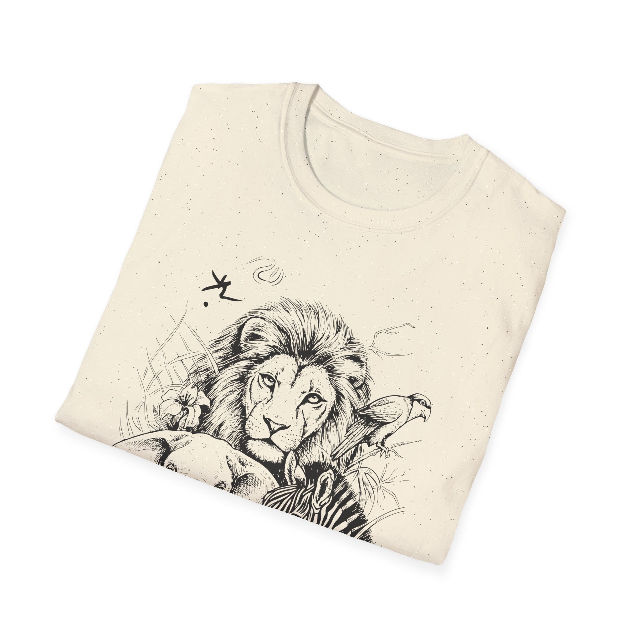 Safari Sketch T-Shirt — Wildlife Sketch Tee