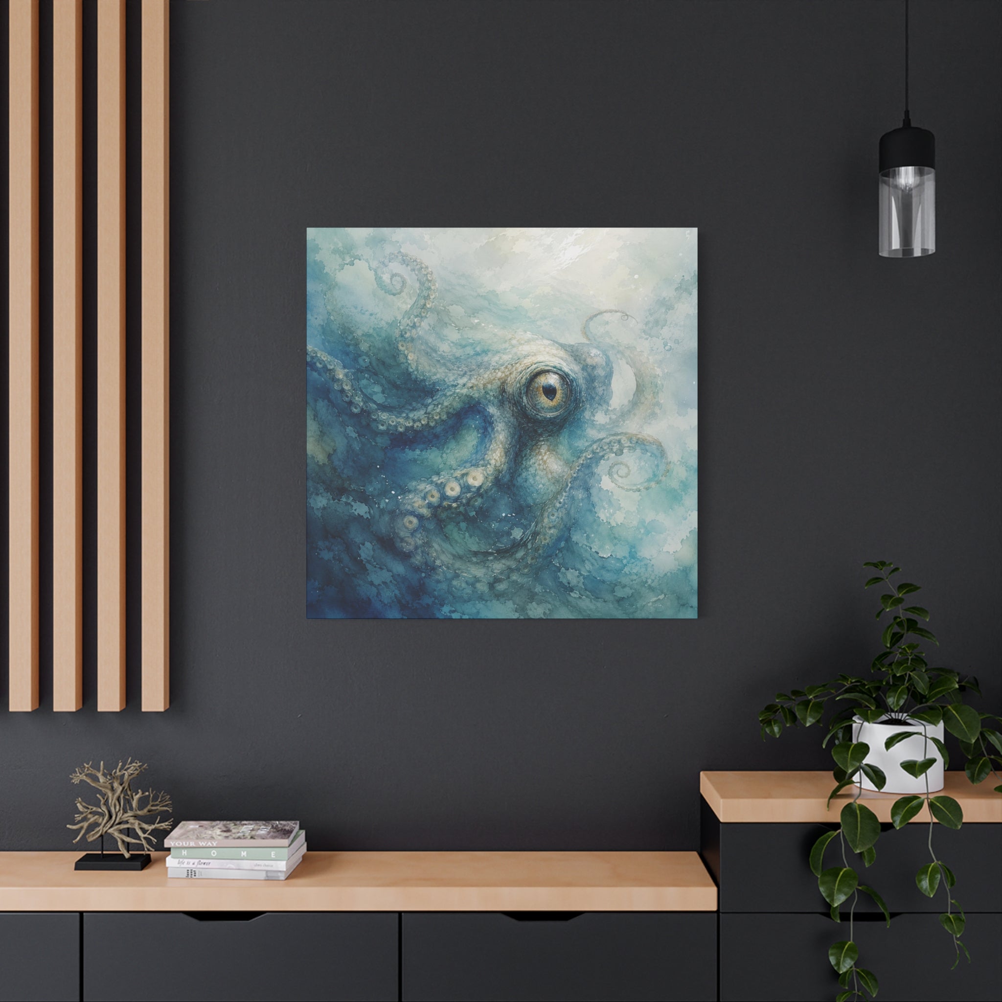 Mind Beneath the Water - Canvas Wall Art — Matte Stretched Ocean Souls