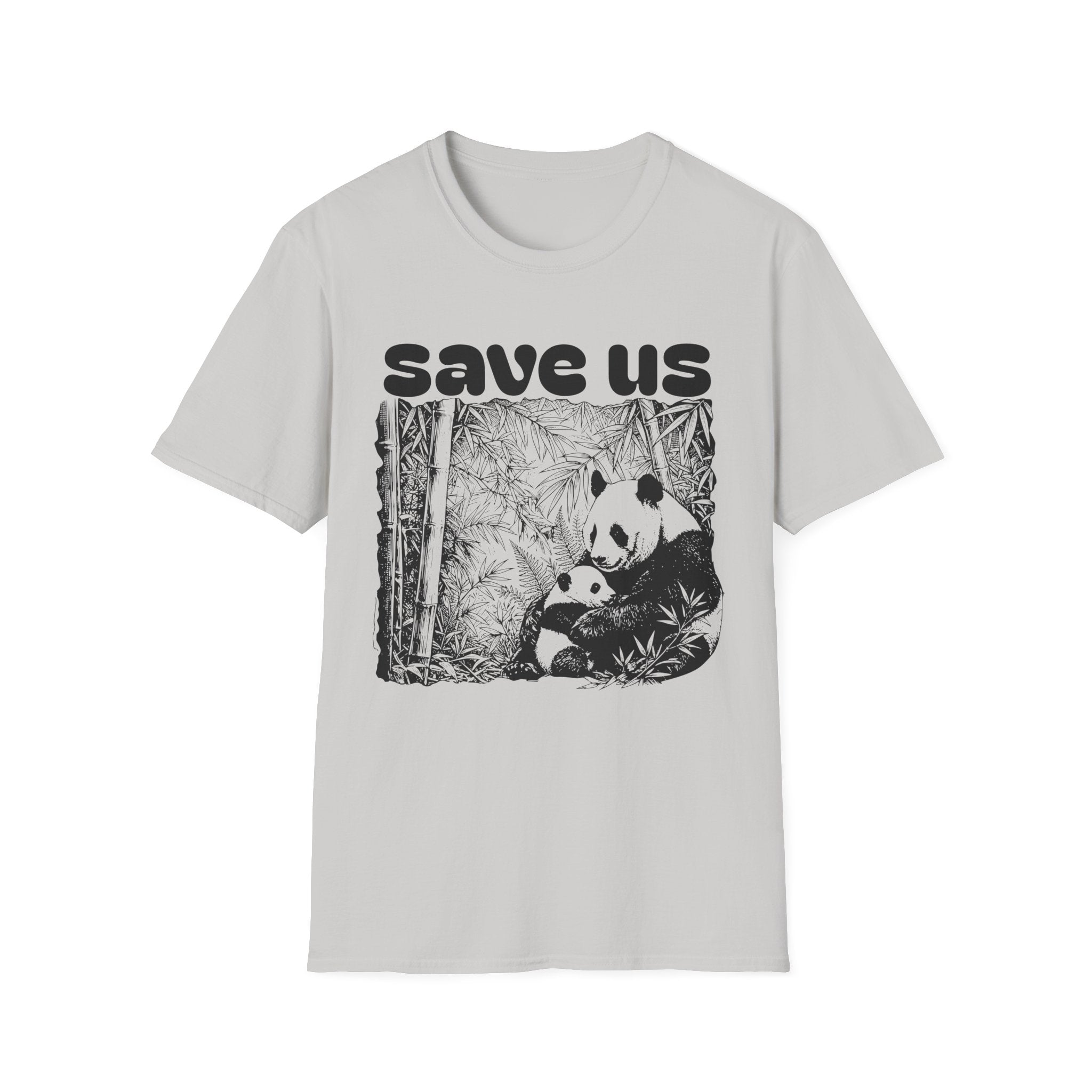 Save Us Panda Tee — Endangered Wildlife Conservation T-Shirt