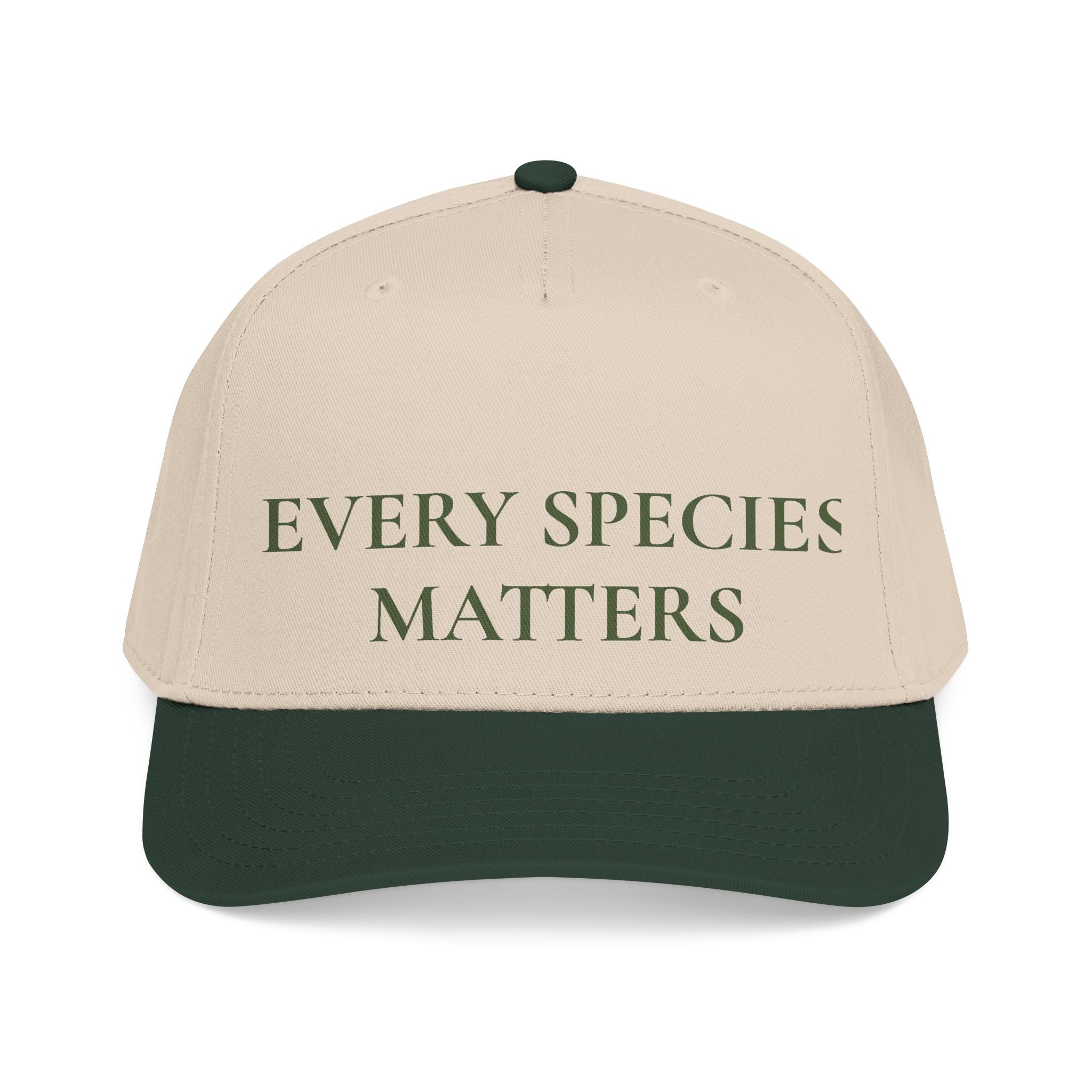 Every Species Matters Baseball Cap — Eco Awareness Mid Profile Hat