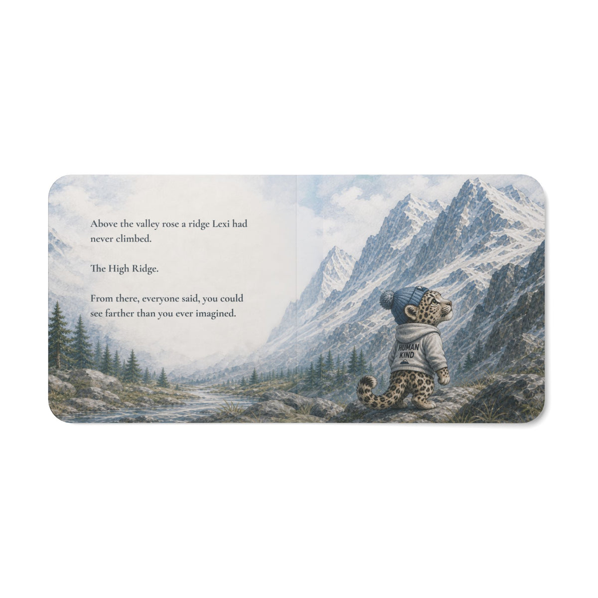 Board Book — “Lexi and the High Path” Children’s Mountain Adventure Picture Book