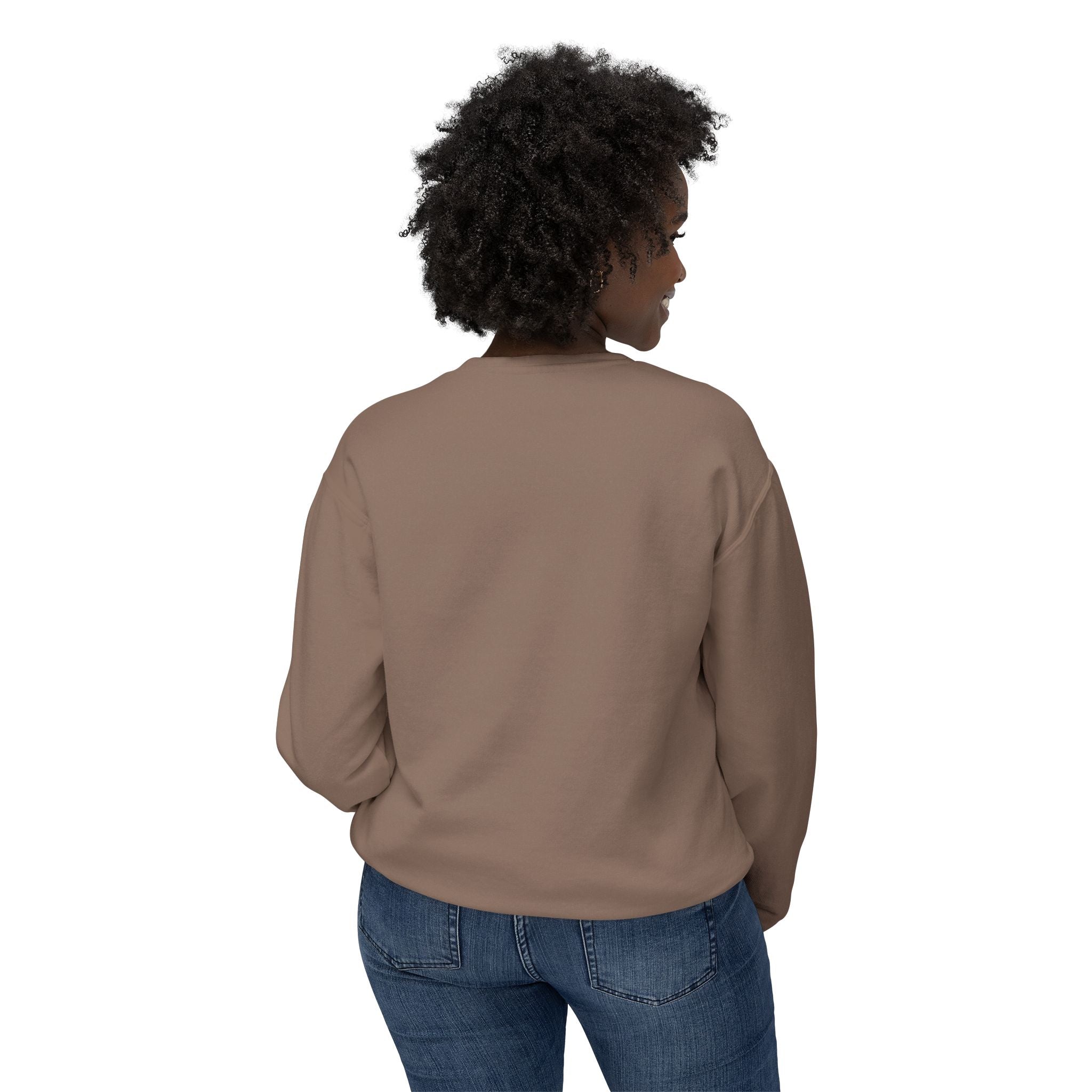 Lion Portrait Crewneck Sweatshirt – Relaxed lightweight fit