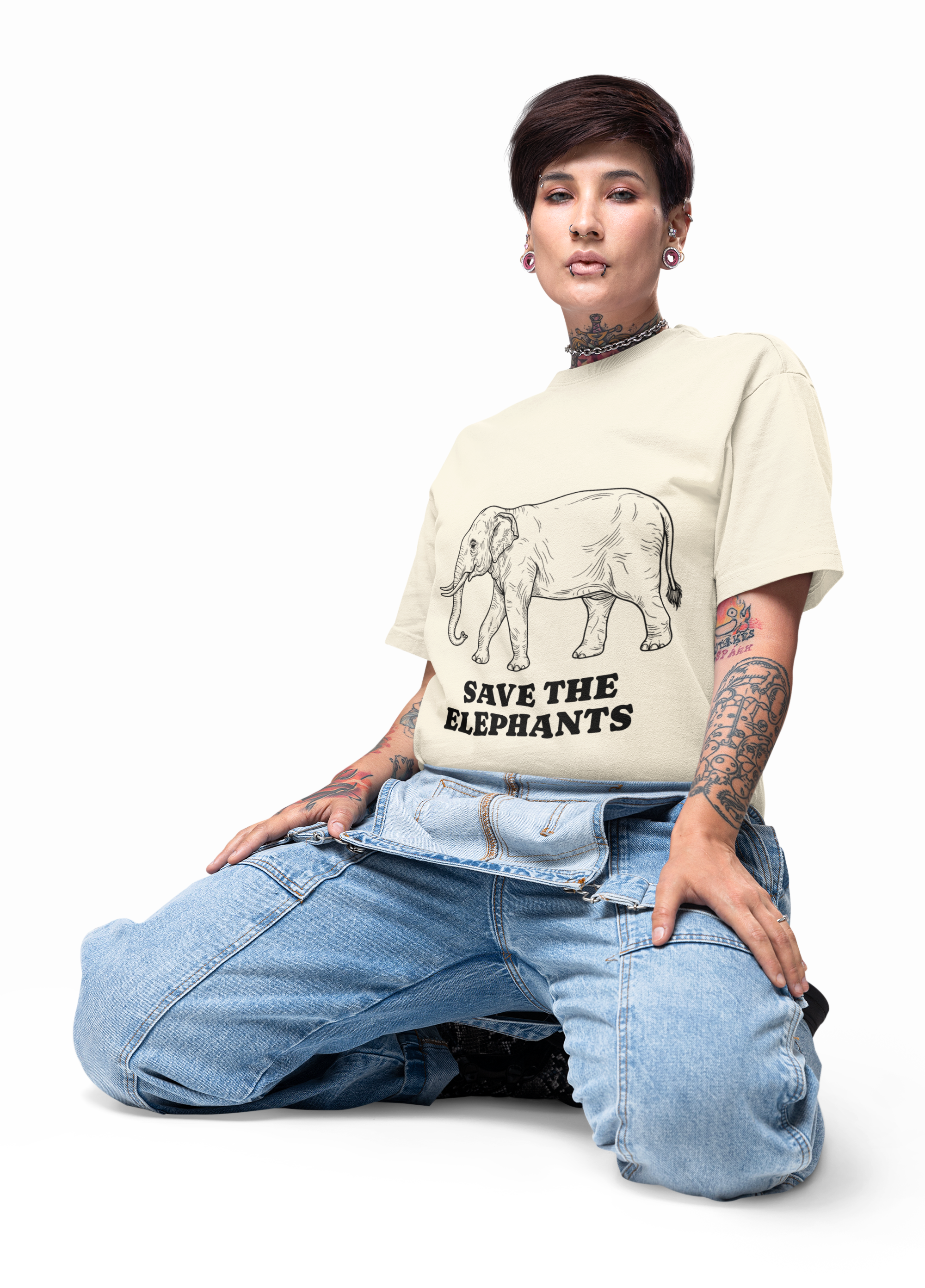 There are fewer than 415,000 African elephants left on earth.