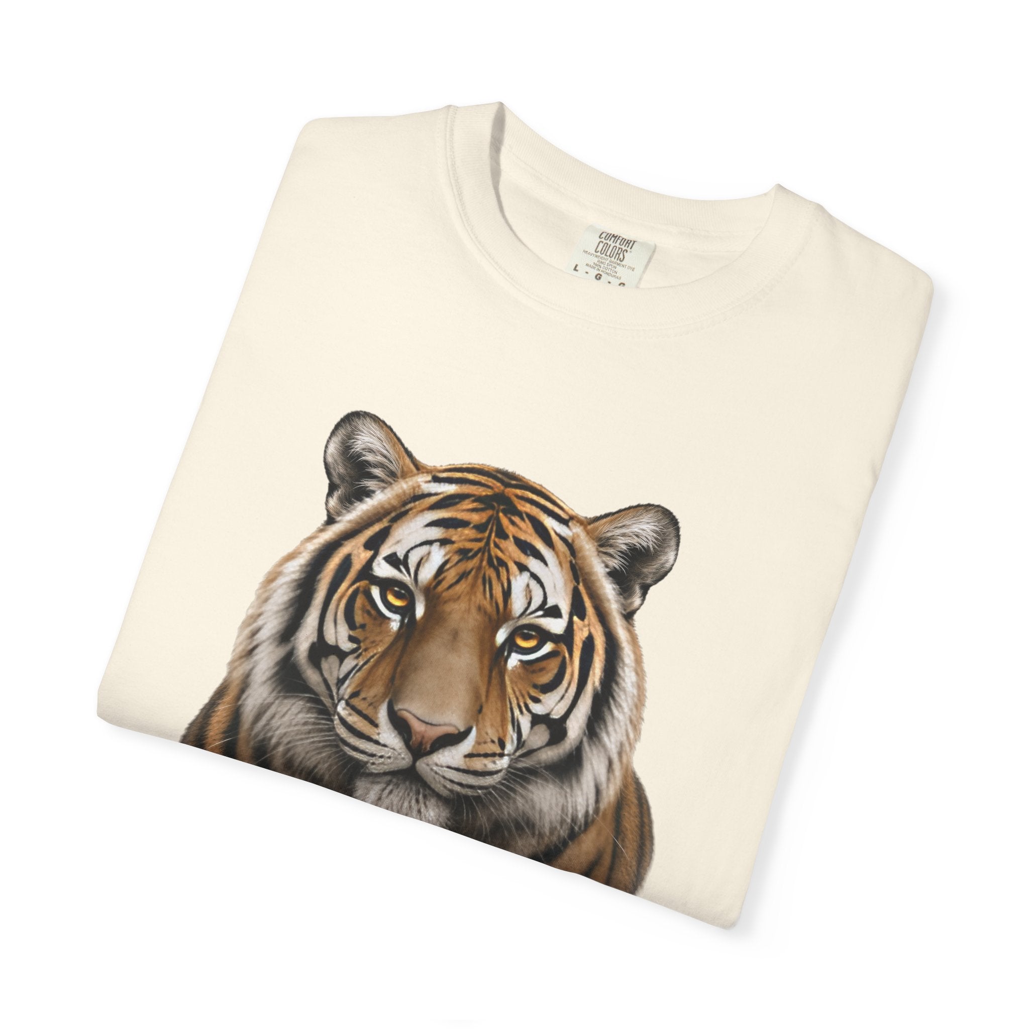 Tiger Portrait Every Species Matters Tee — Garment-Dyed Comfort Colors Wildlife Graphic T-Shirt