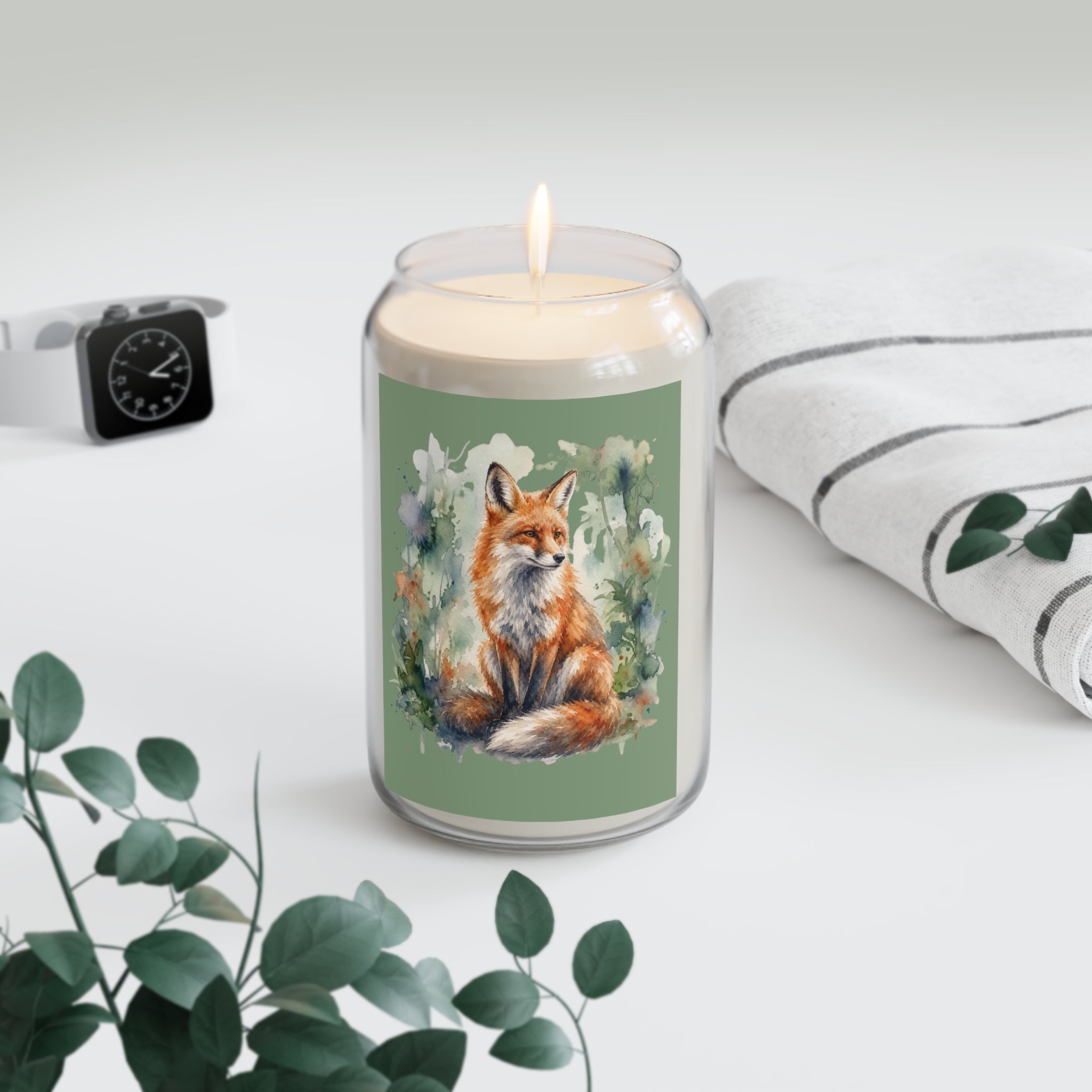 Teacher Fox Tee and Candle Gift Set