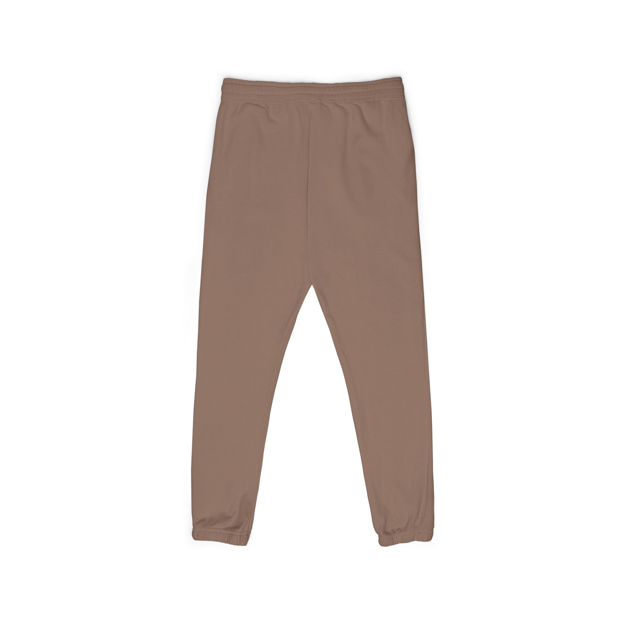 Embroidered Whale Tail Fleece Sweatpants — Garment-Dyed Cozy Joggers