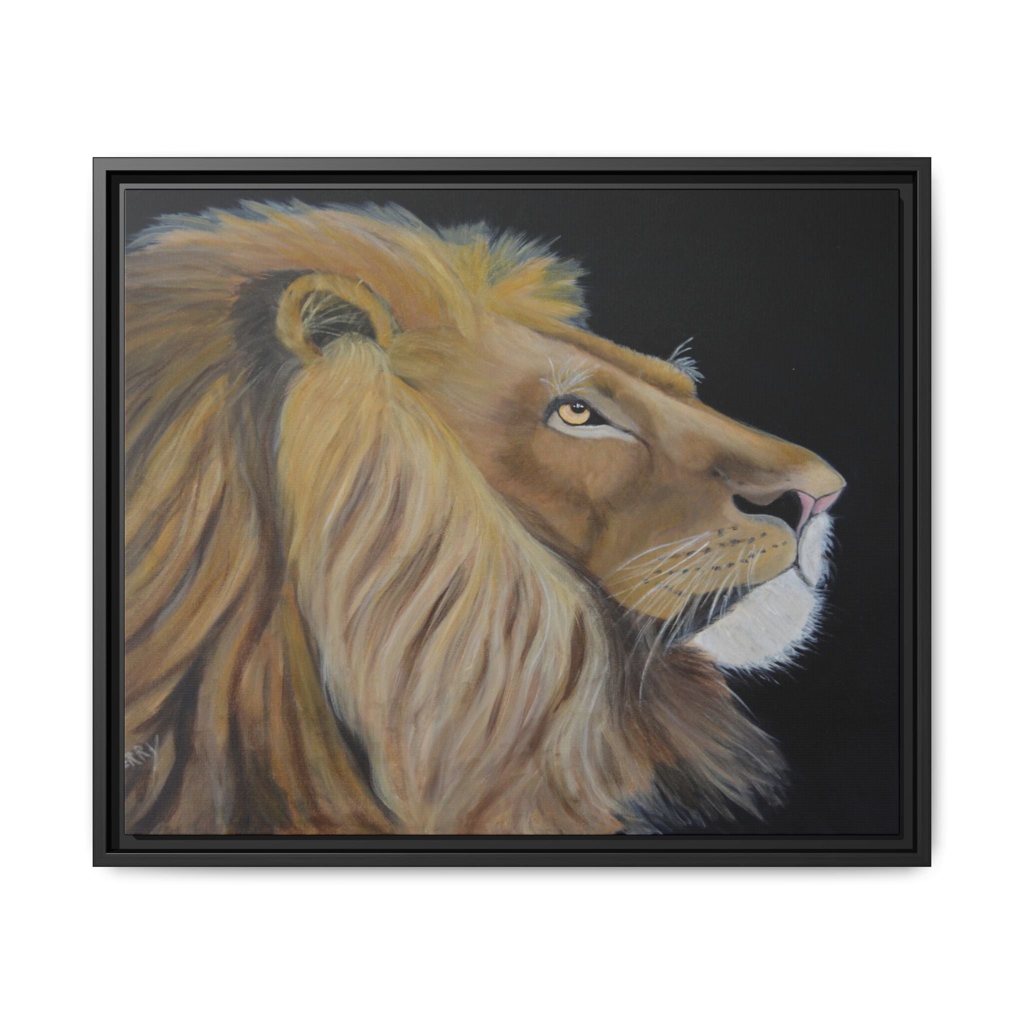 Regal Lion Portrait