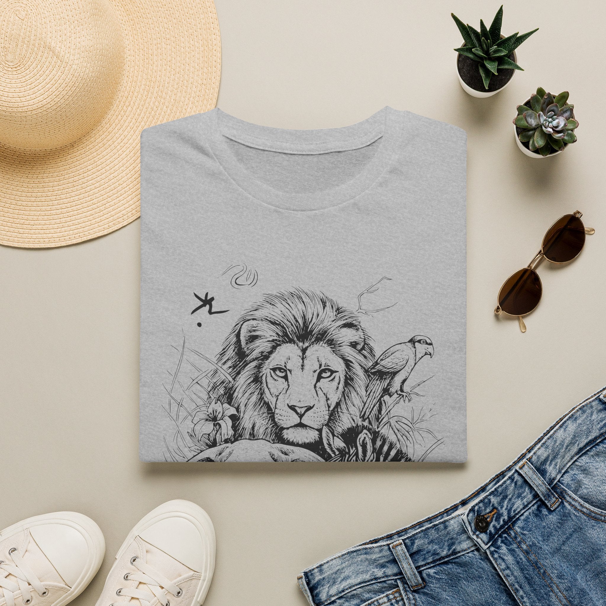 Safari Sketch T-Shirt — Wildlife Sketch Tee