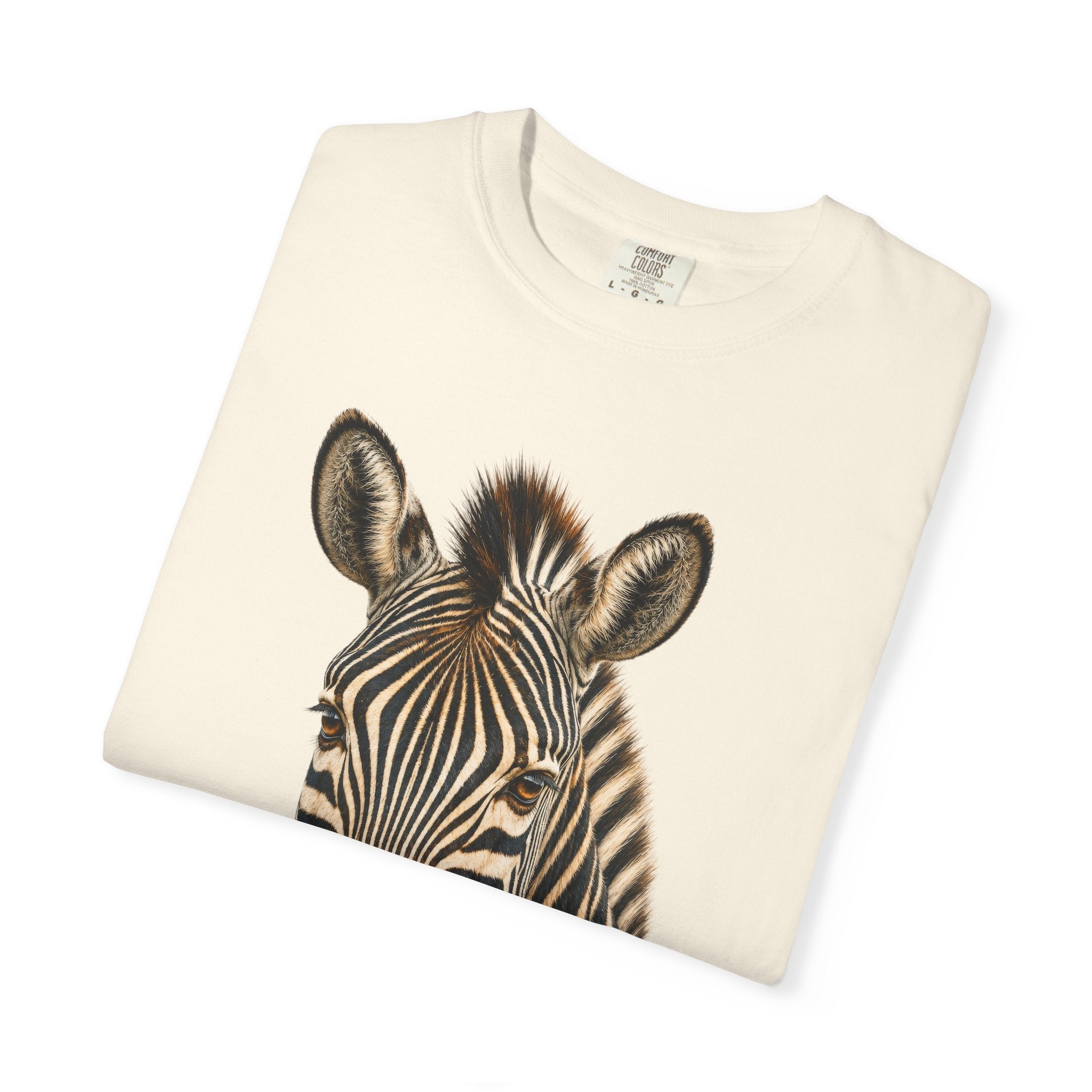 Unisex Zebra Watercolor Garment-Dyed T-shirt on Comfort Colors