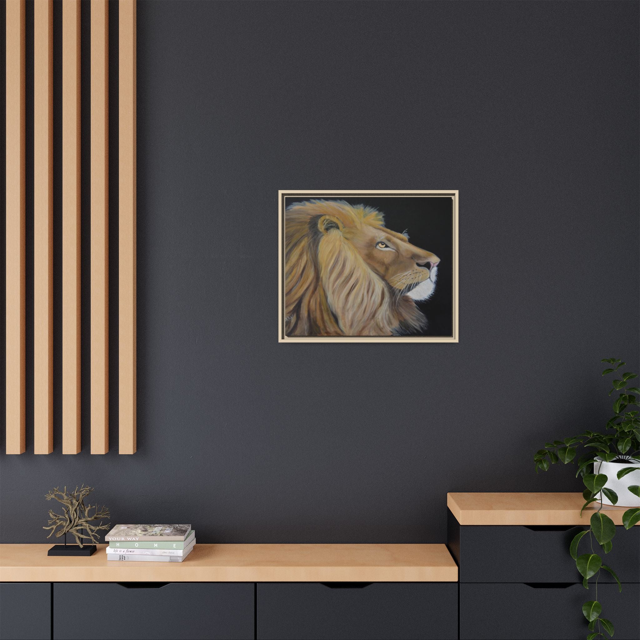 Regal Lion Portrait