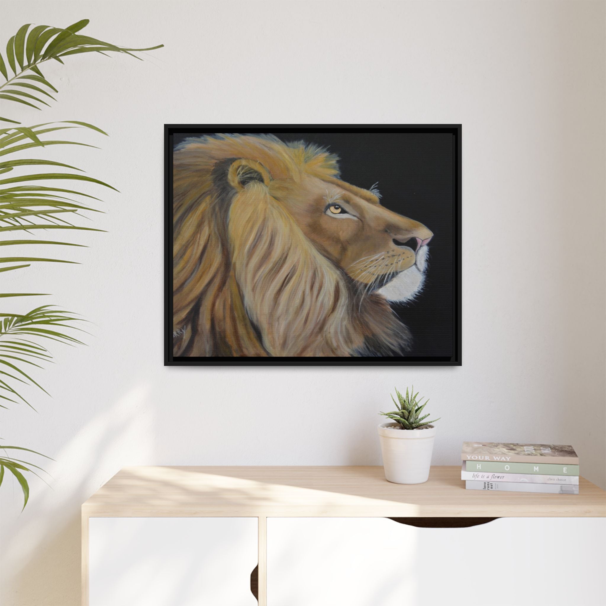 Regal Lion Portrait