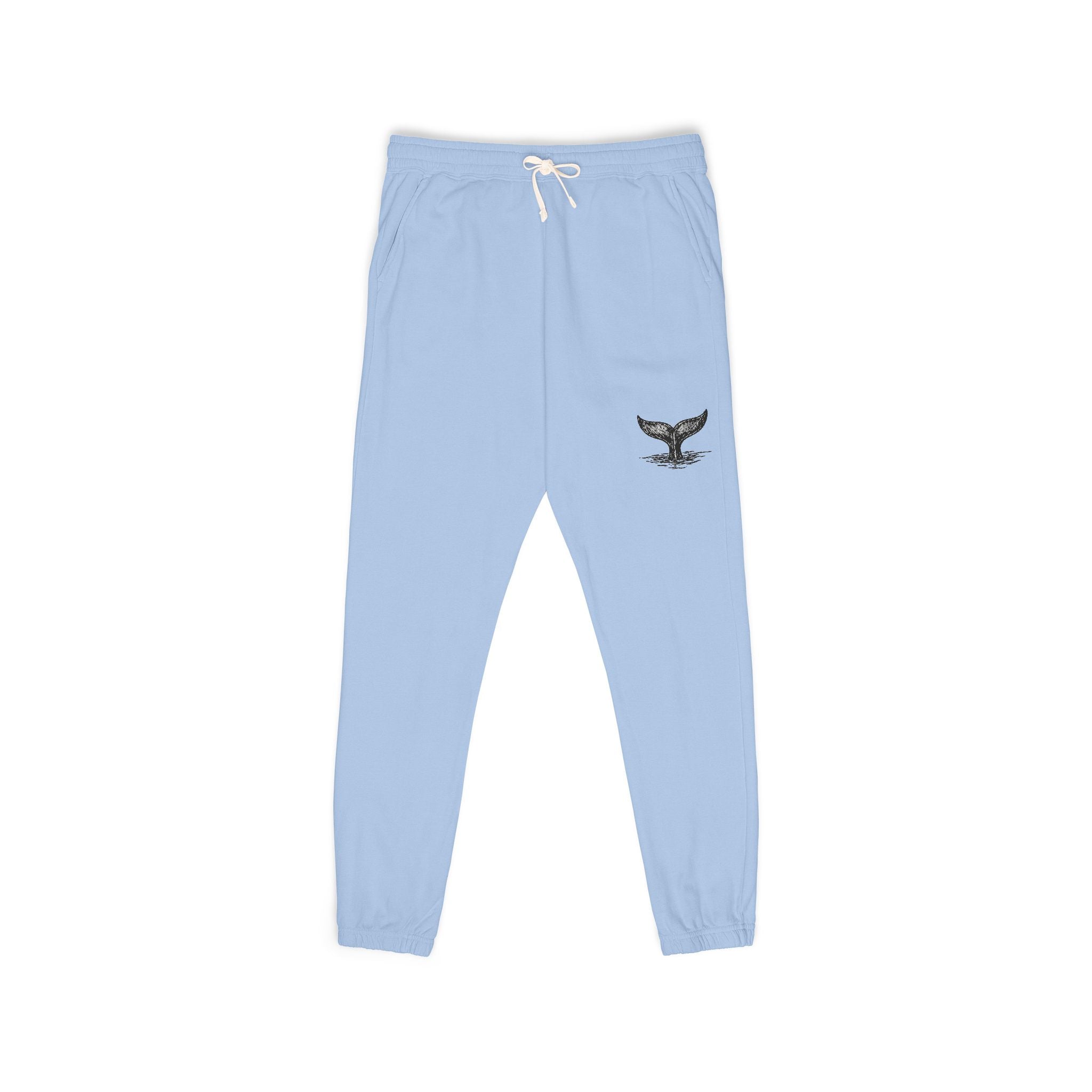 Whale Tail Sweatpants — Garment-Dyed Fleece Joggers