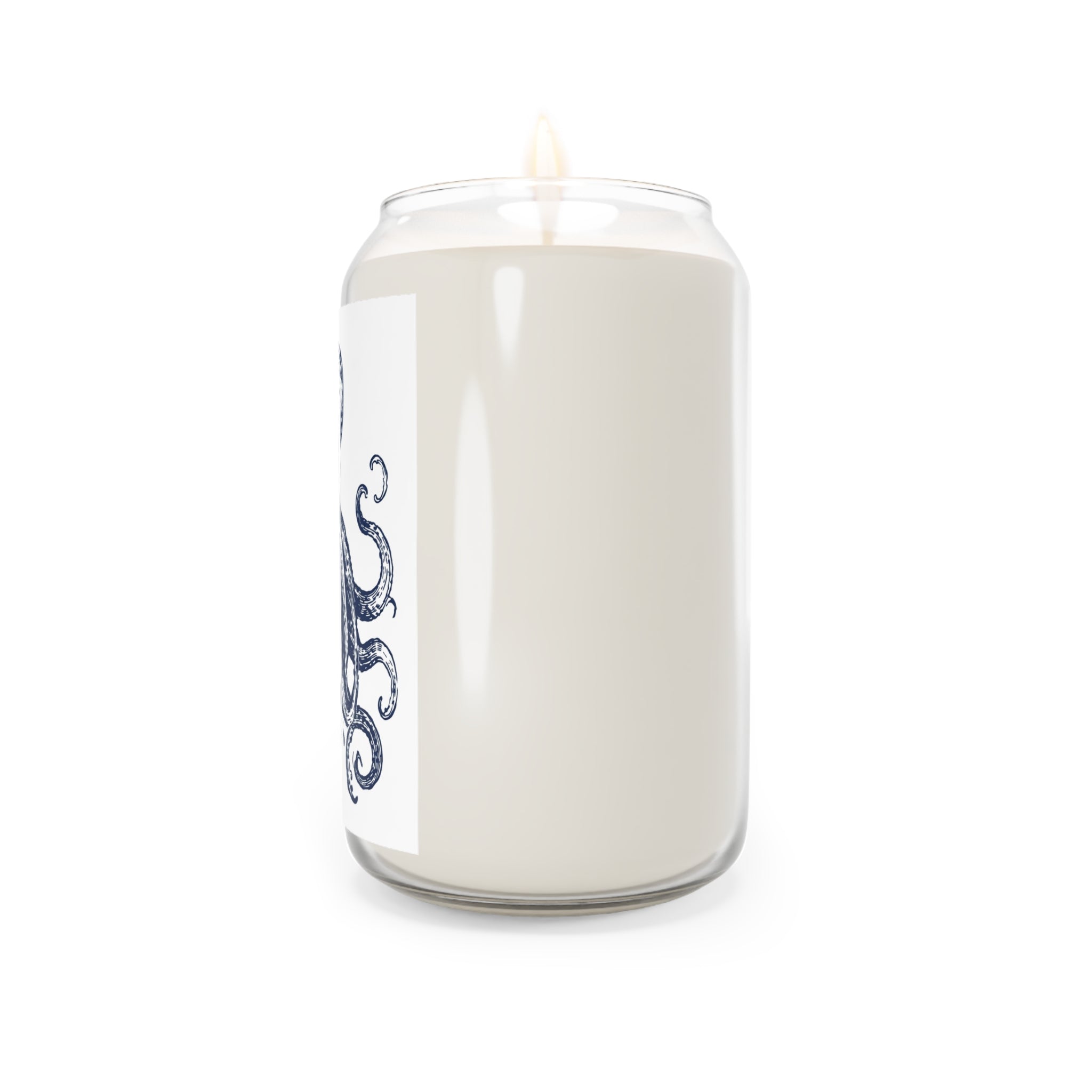 Octopus Scented Soy Candle — 13.75oz Nautical Ocean Breeze Candle