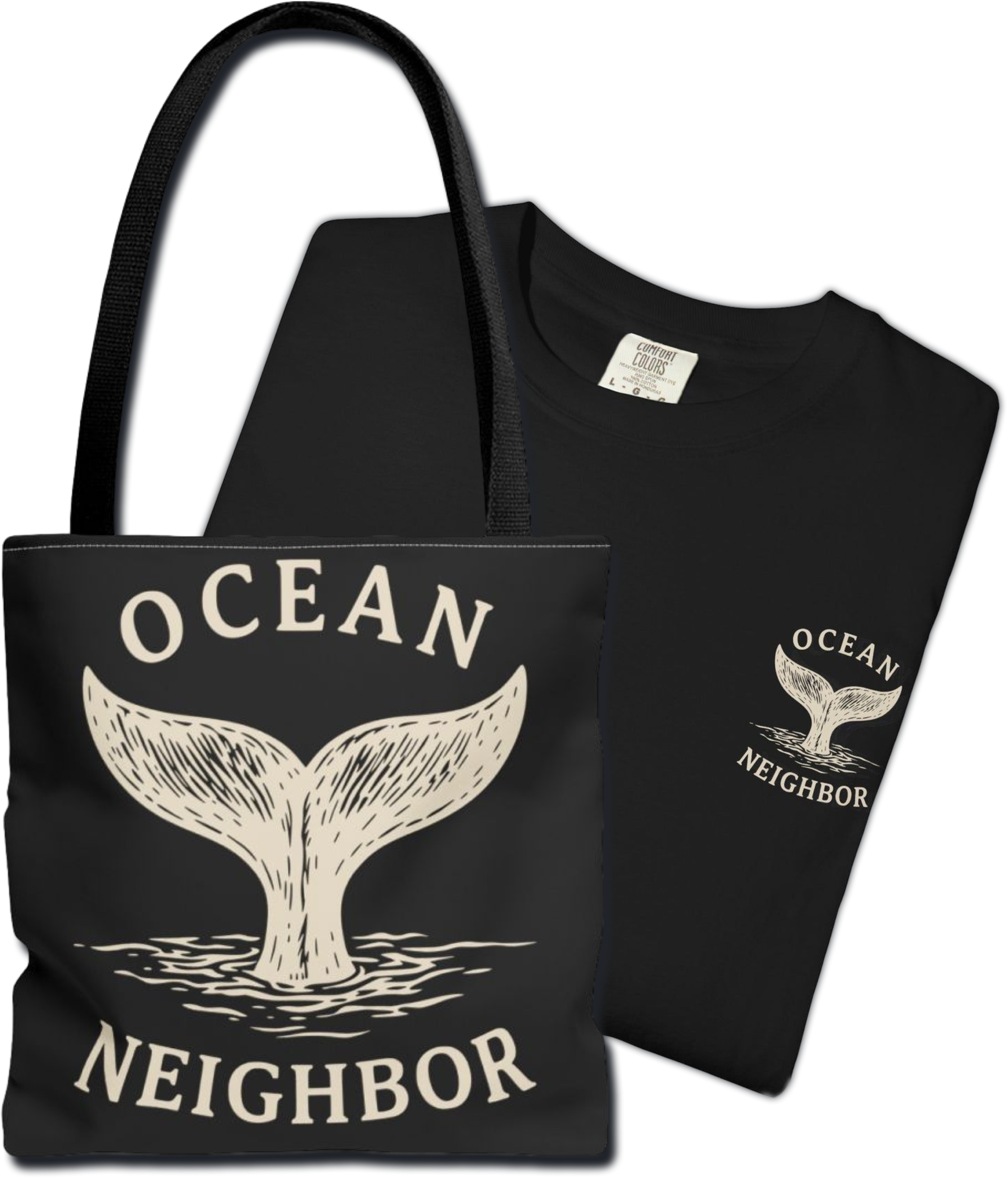 Ocean Neighbors Tee & Tote - For the Conscious Everyday Carrier