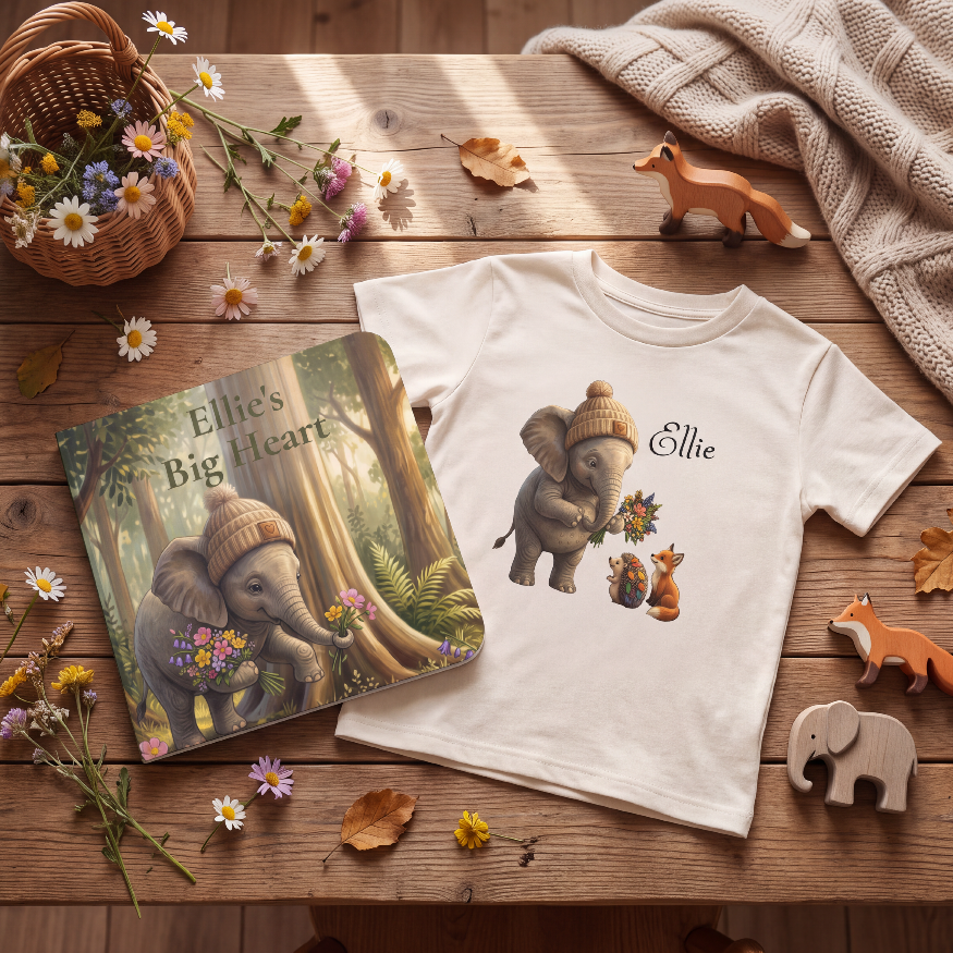 Child/Grandchild Storybook and Toddler Tee Gift Set