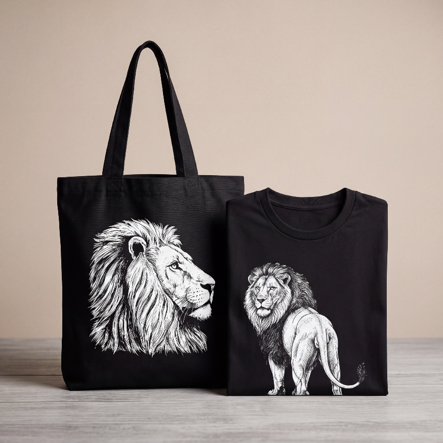 Animal Lovers Tee and Tote Gift Set
