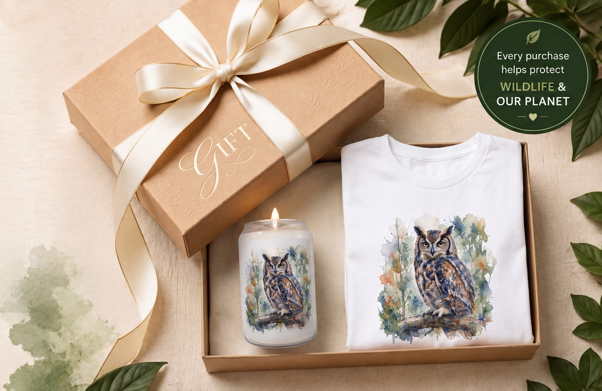 Teacher Owl Tee and Candle Gift Set