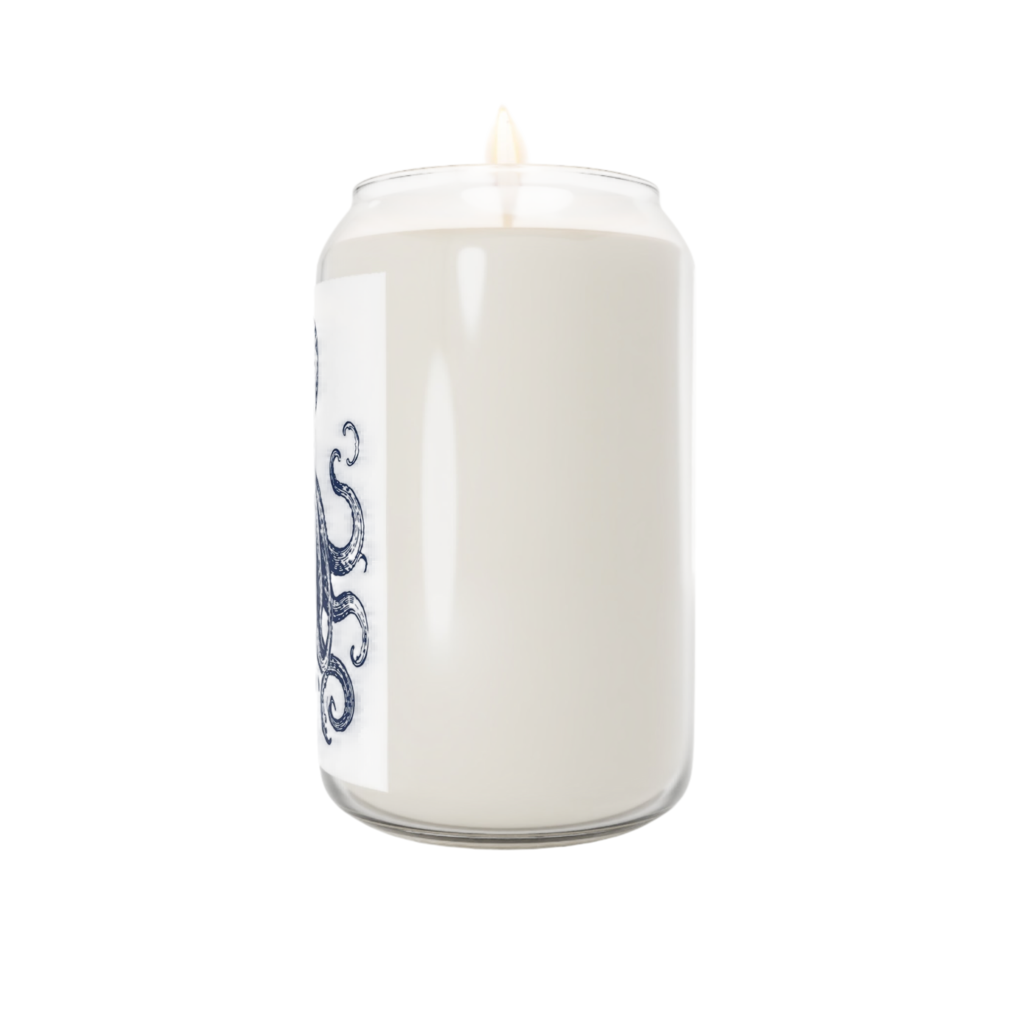 Octopus Scented Soy Candle — 13.75oz Nautical Ocean Breeze Candle