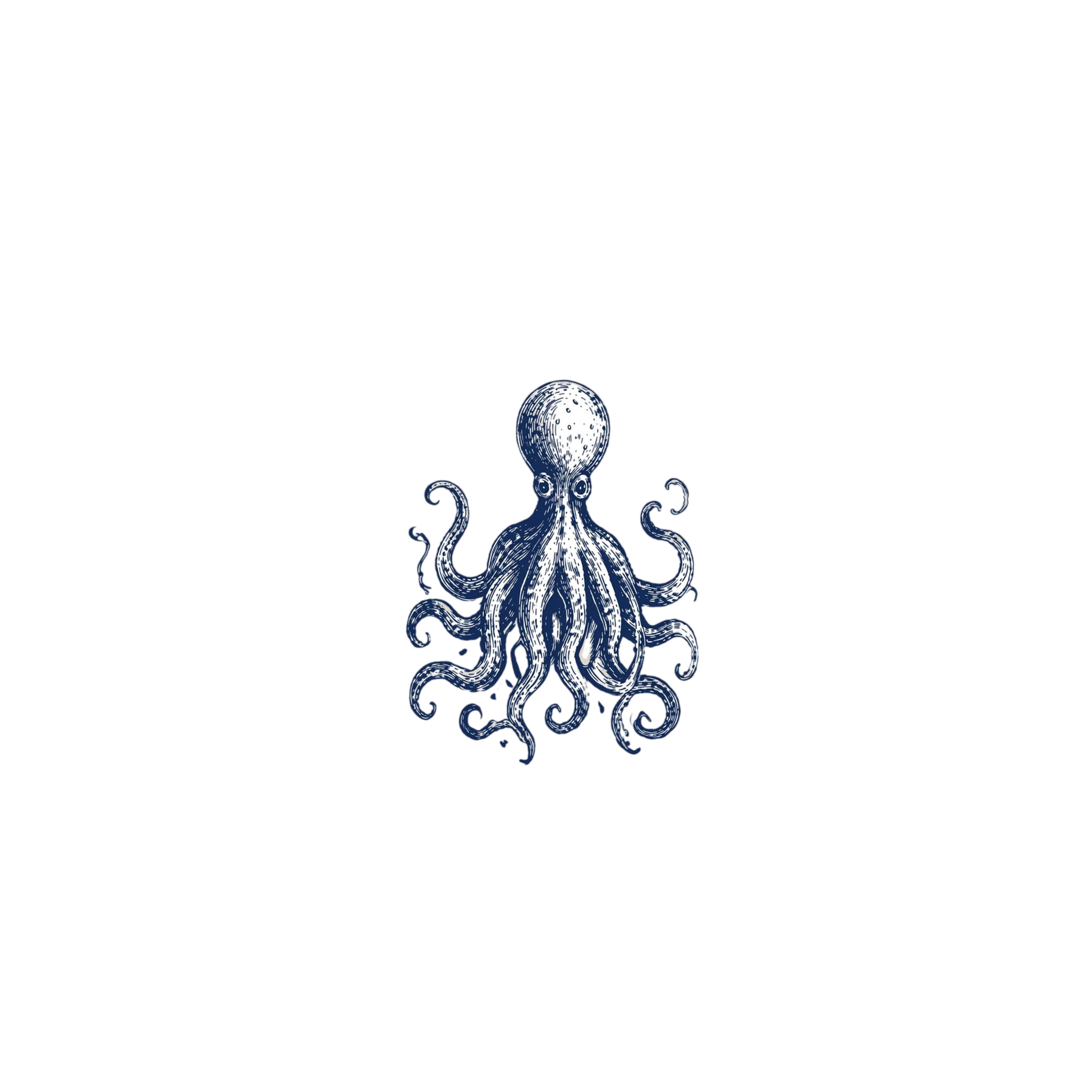 Octopus Ocean Neighbors Cap — Vintage Nautical Baseball Hat