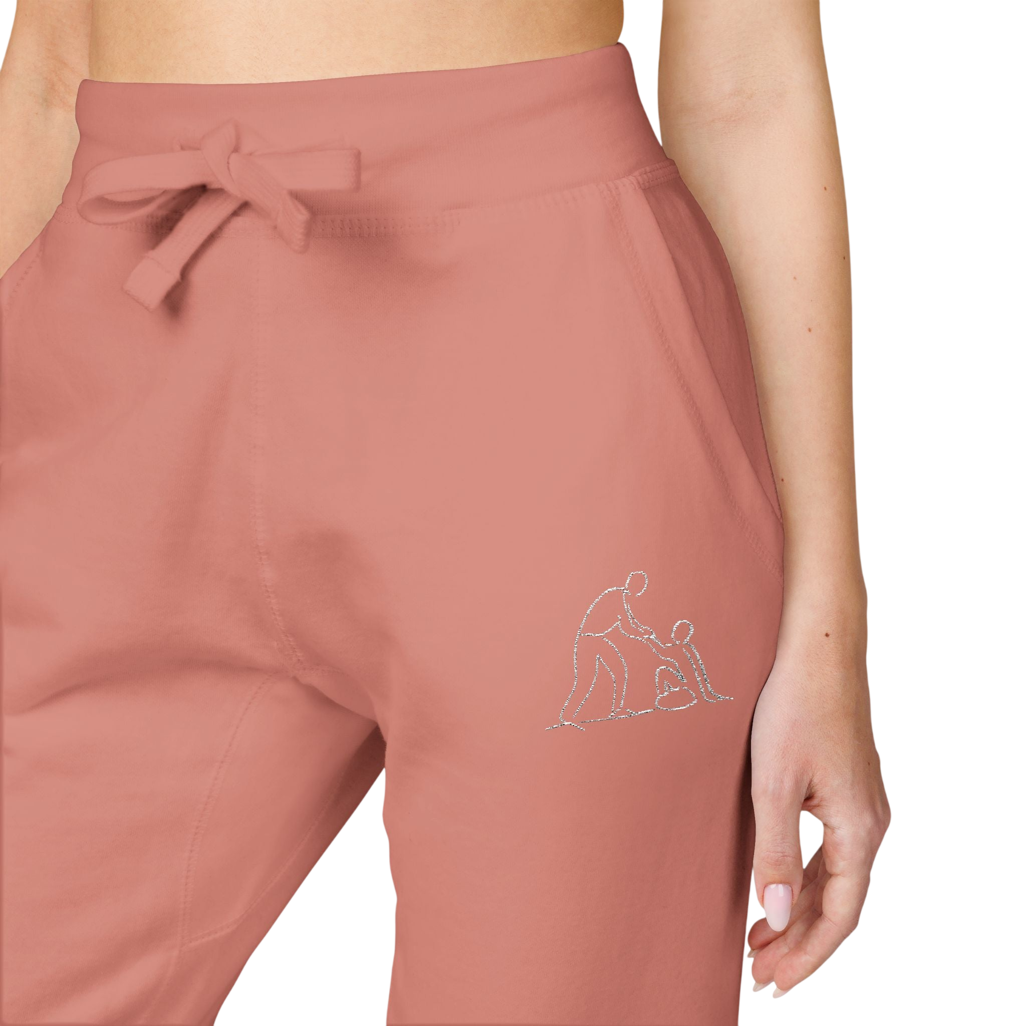 “Be the Reason Someone Keeps Going” Embroidered Sweatpants — Cozy Fleece Joggers