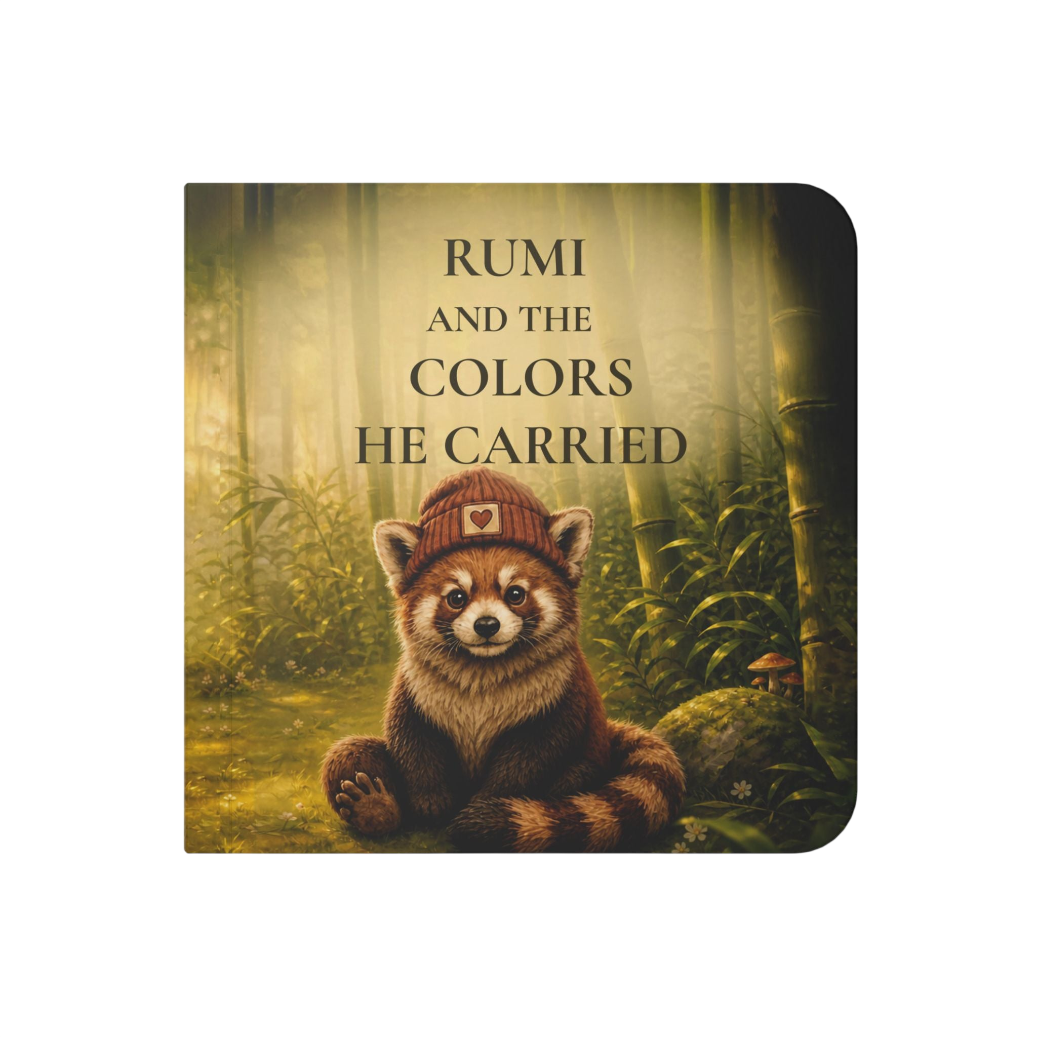 Board Book — "Rumi and the Colors He Carried" Cute Red Panda Storybook for Toddlers