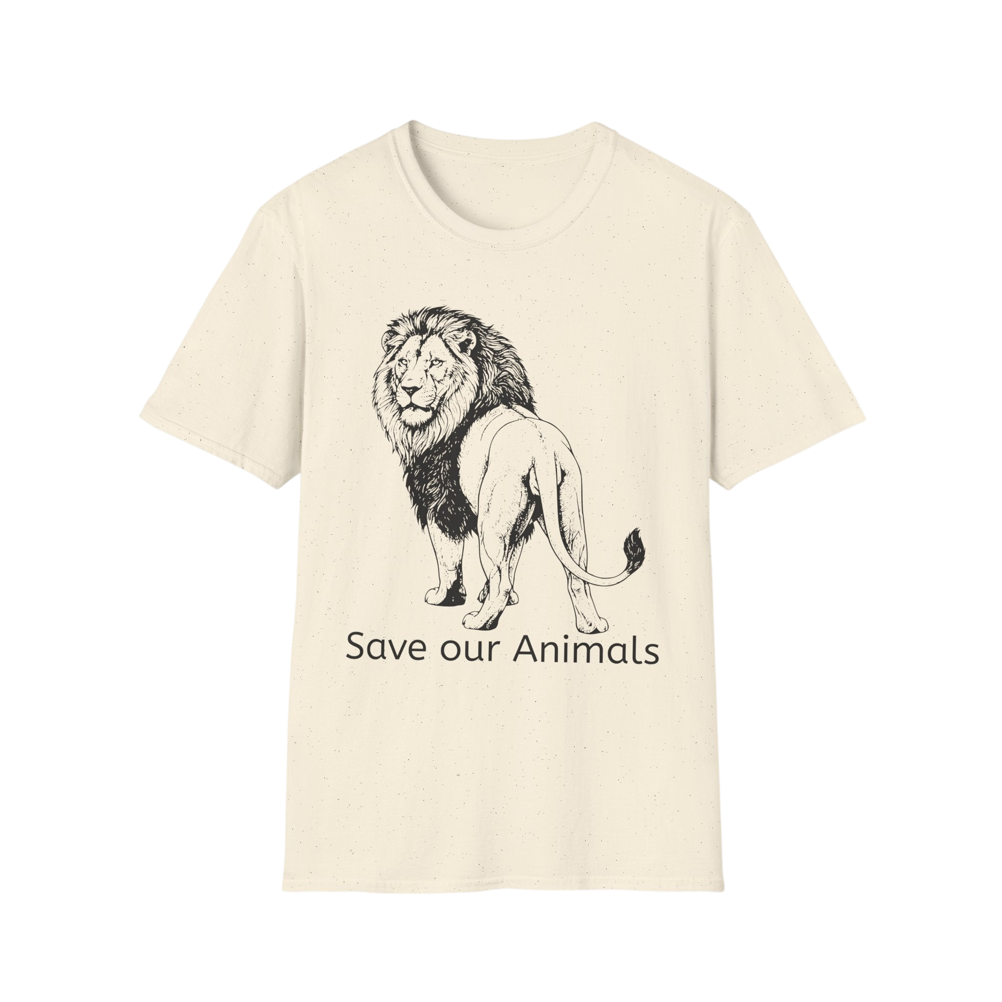 Lion Graphic Tee — Disappearing From the Earth
