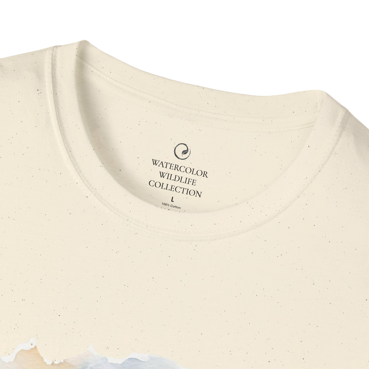Elephant Watercolor Graphic T-shirt on 100% cotton