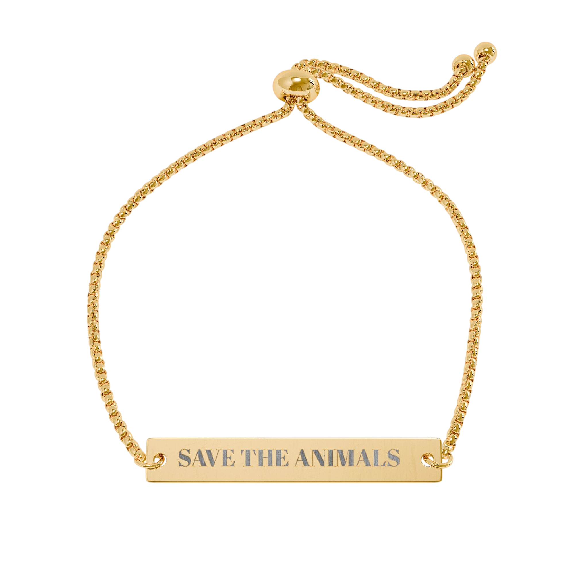Engraved Adjustable Bar Bracelet | Personalized Name Plate Jewelry