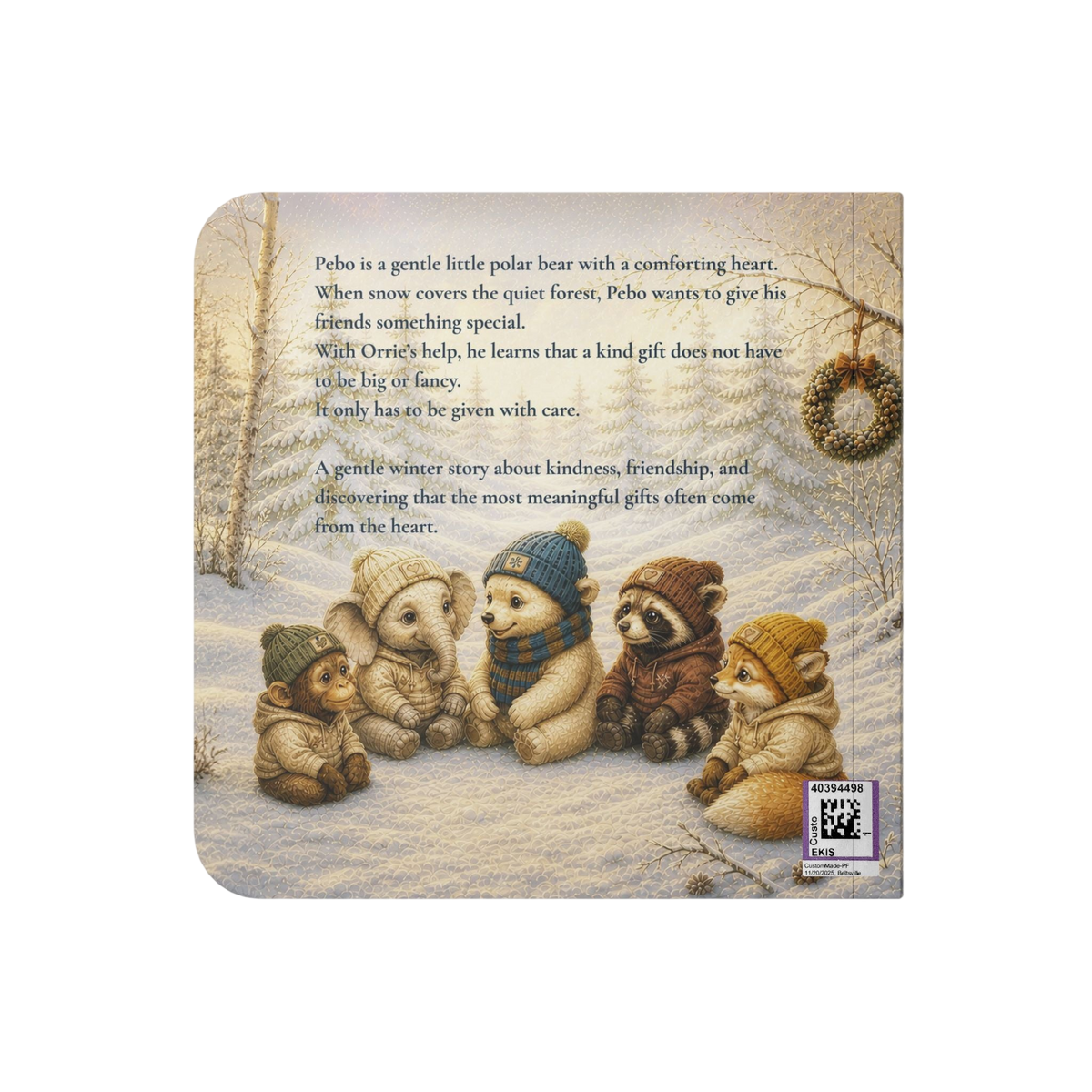 "Pebo and The Gift of Snow" Storybook