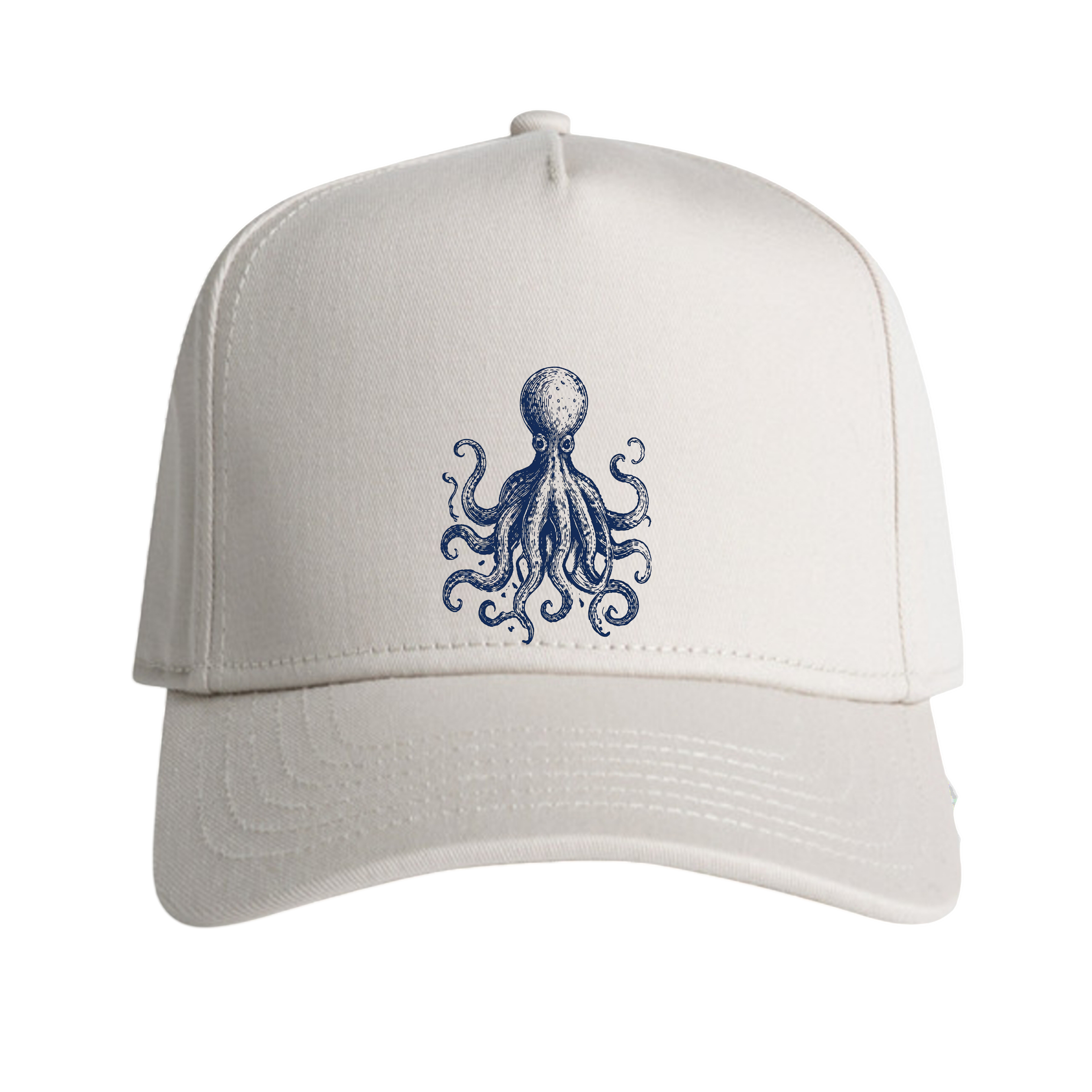 Octopus Ocean Neighbors Cap — Vintage Nautical Baseball Hat