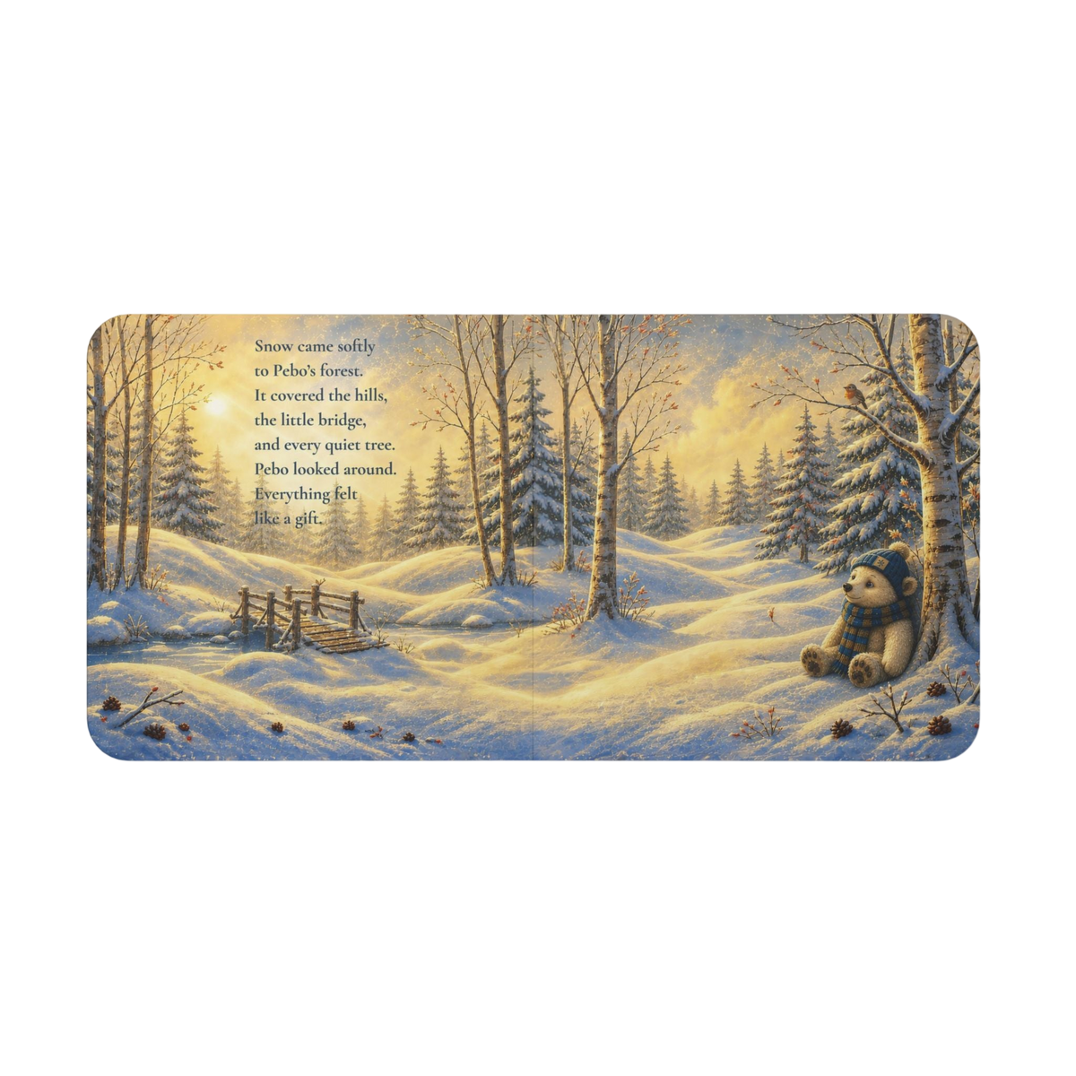 "Pebo and The Gift of Snow" Storybook
