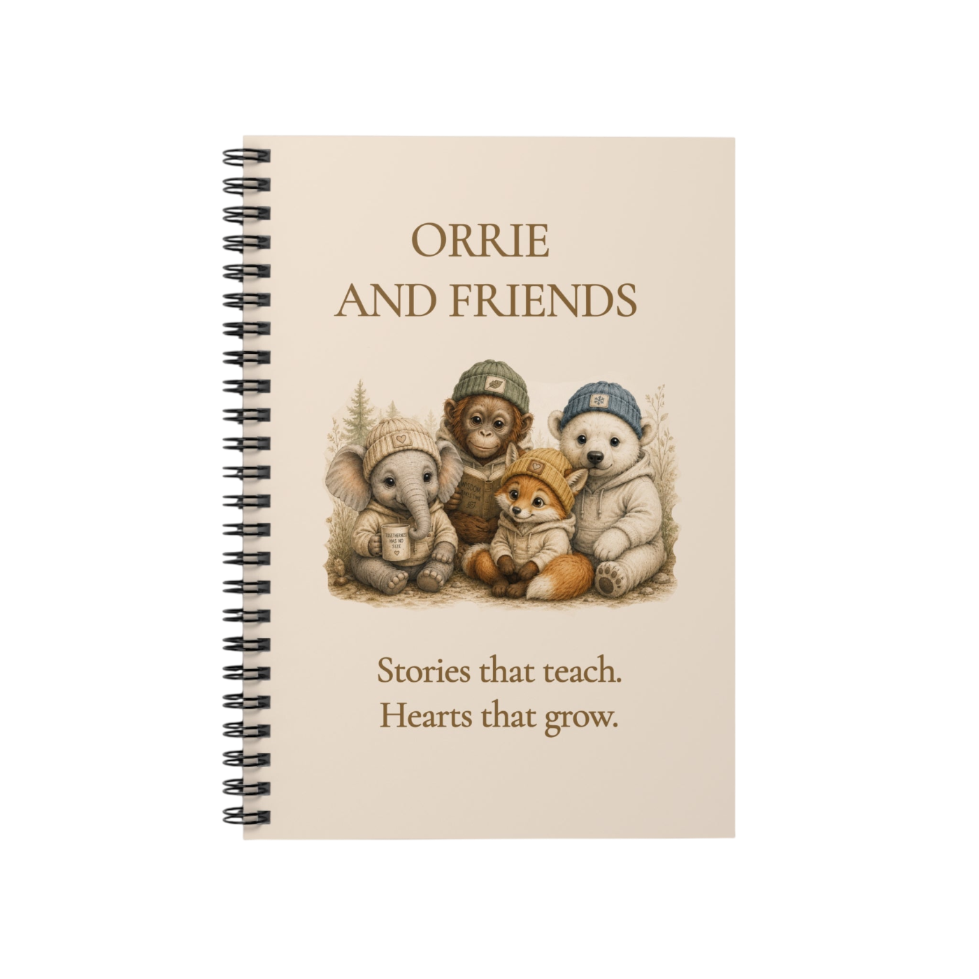 Orrie and Friends Spiral Notebook