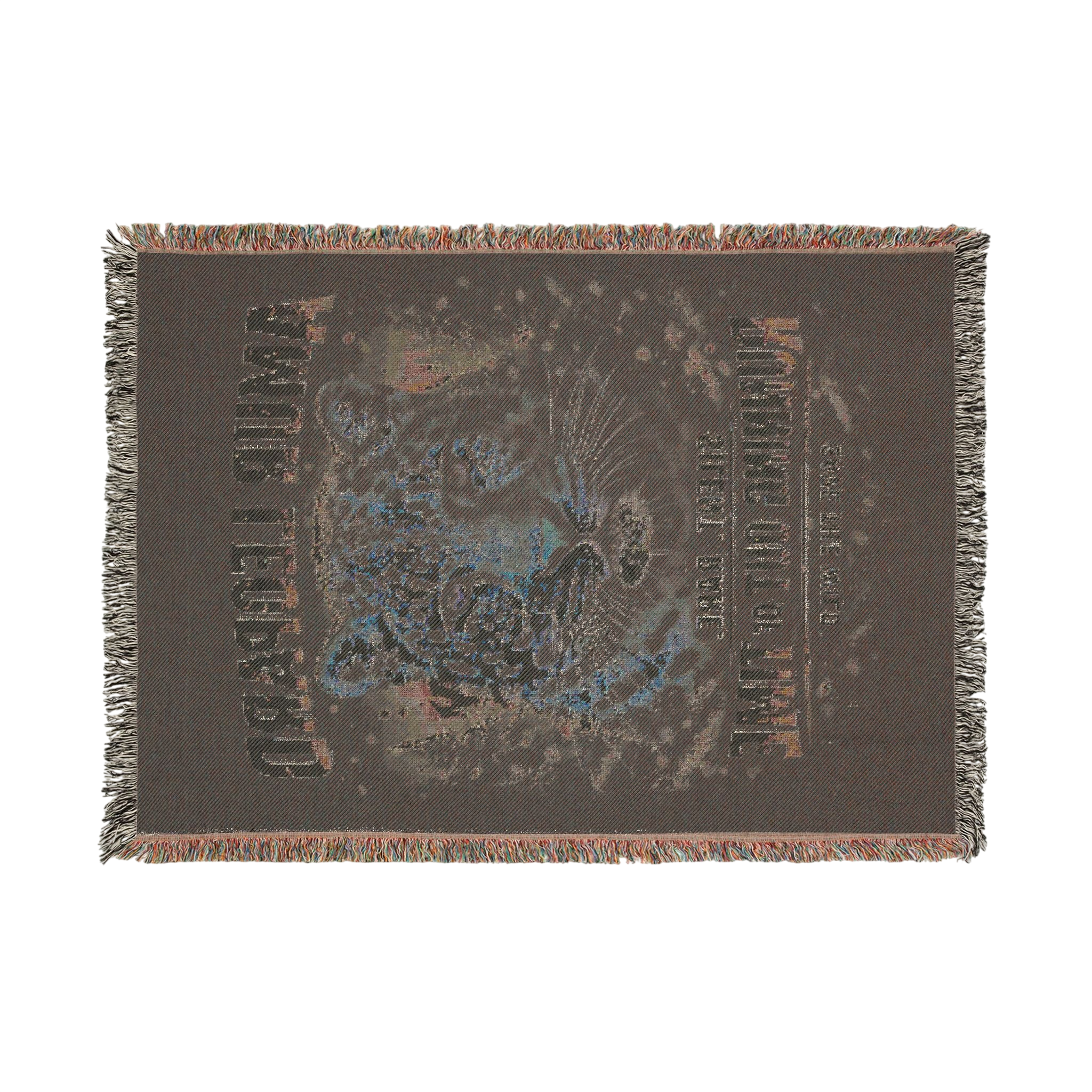 Woven Leopard Throw